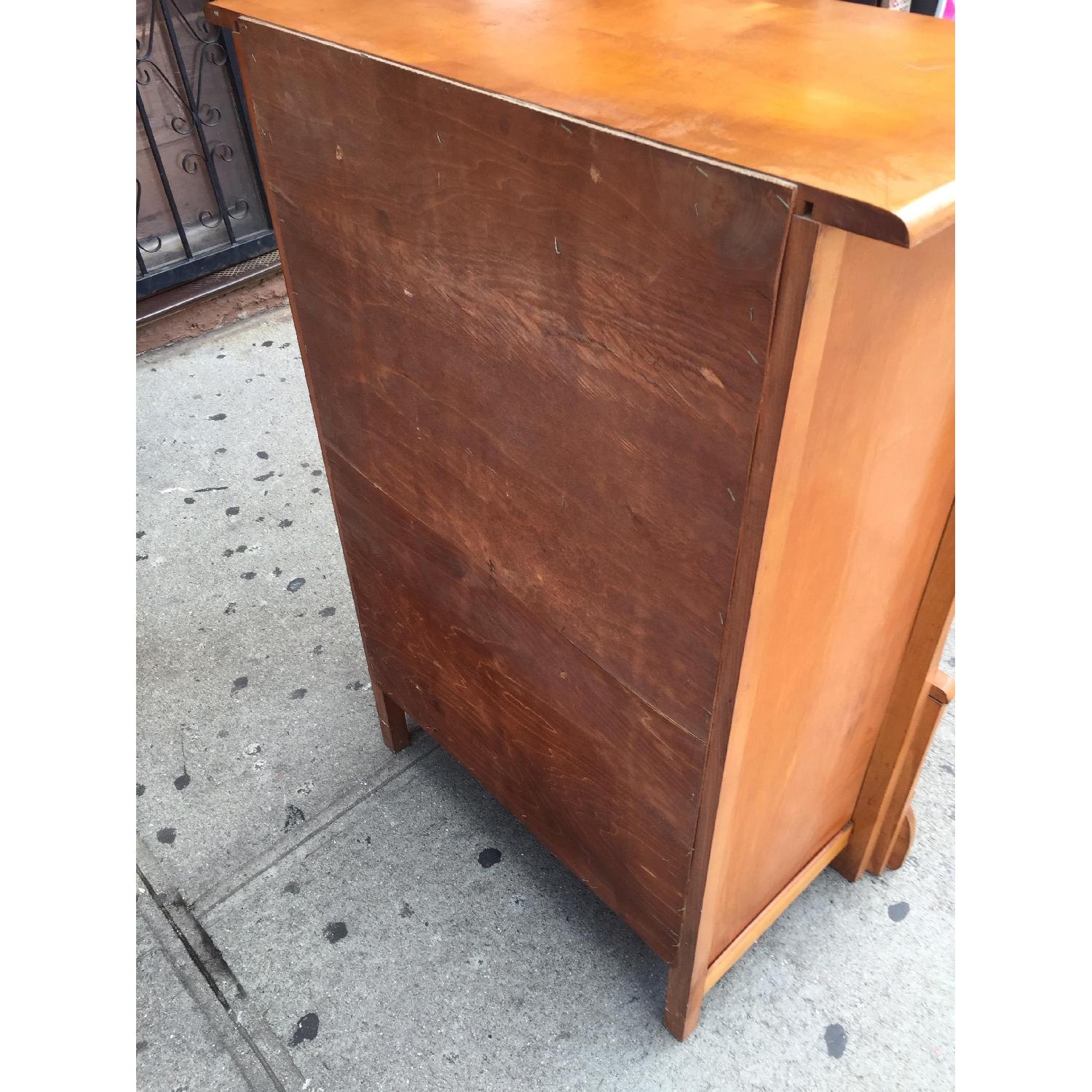 Vintage Solid Rock Maple & Hardwood Dressser - image-5