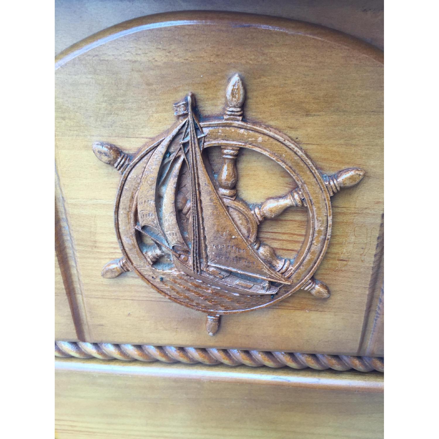 Vintage Solid Rock Maple & Hardwood Dressser - image-7