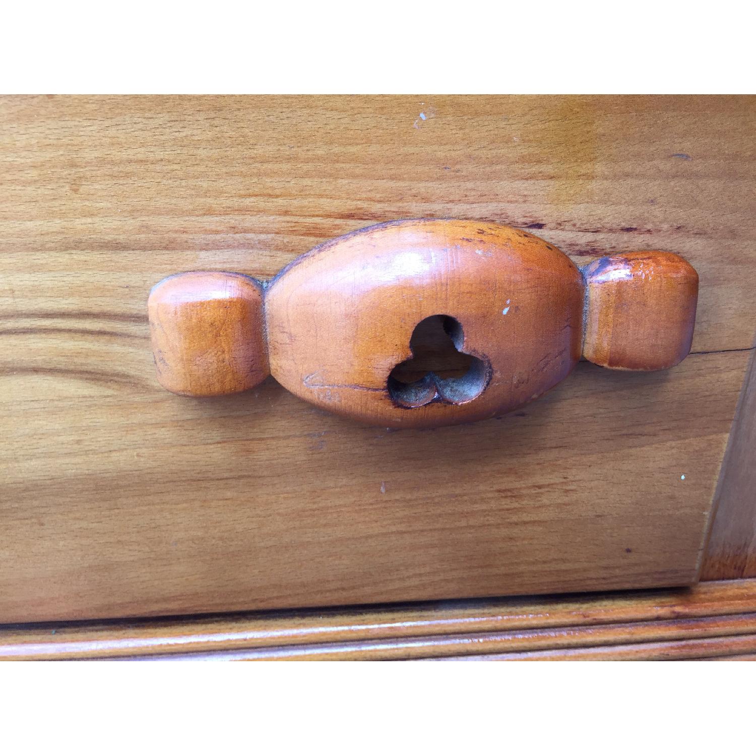 Vintage Solid Rock Maple & Hardwood Dressser - image-12