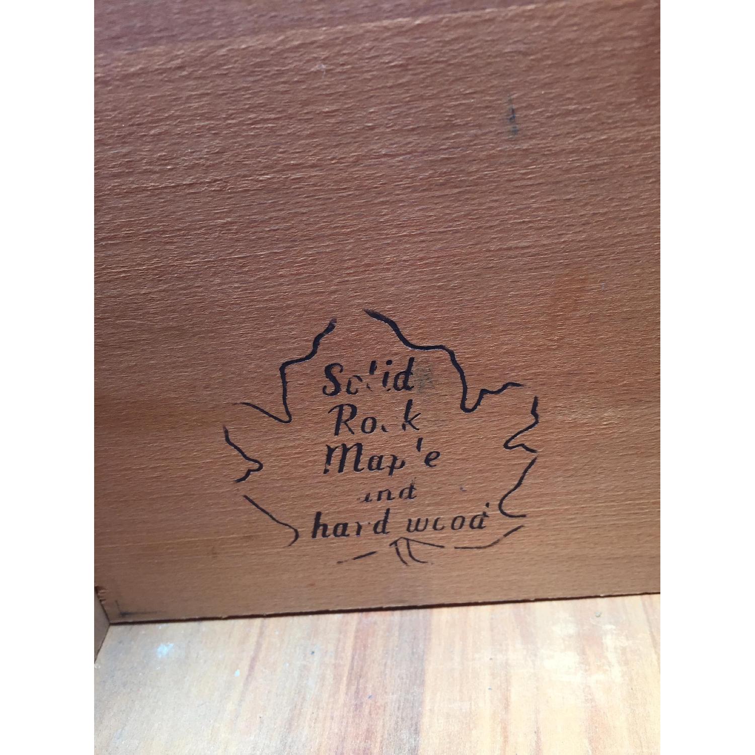 Vintage Solid Rock Maple & Hardwood Dressser - image-13