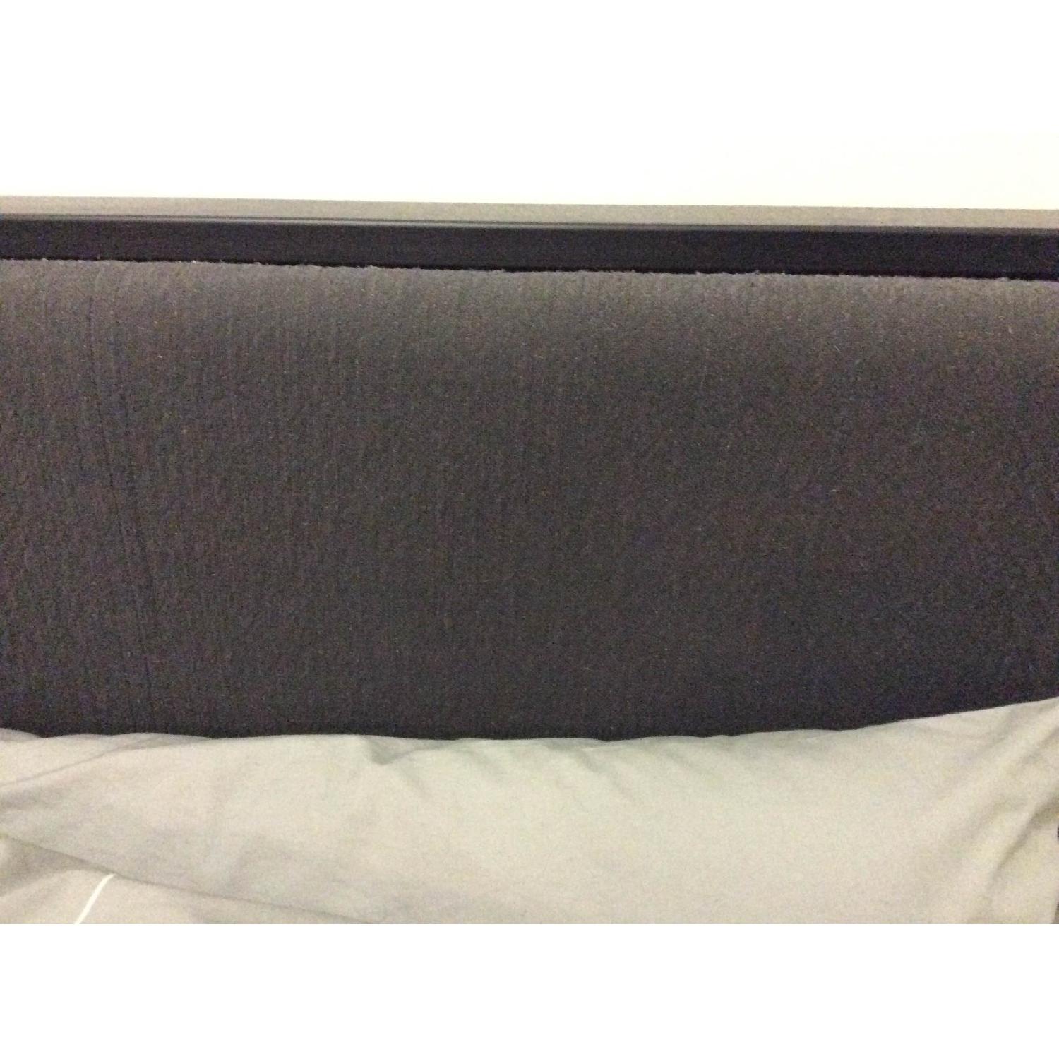 Crate & Barrel Isaac Charcoal Full Size Bed Frame - image-3