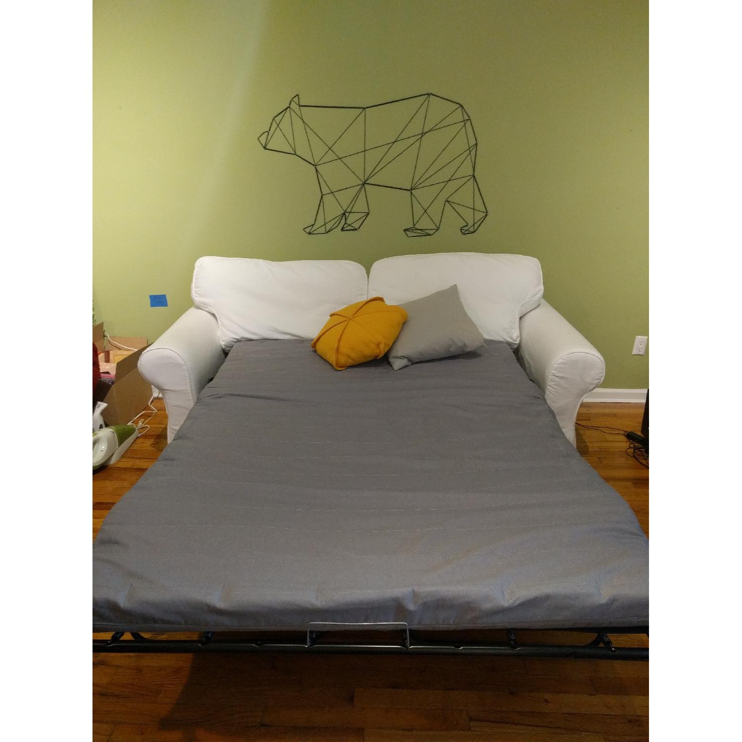 Ikea Ektorp White Sofa Bed AptDeco
