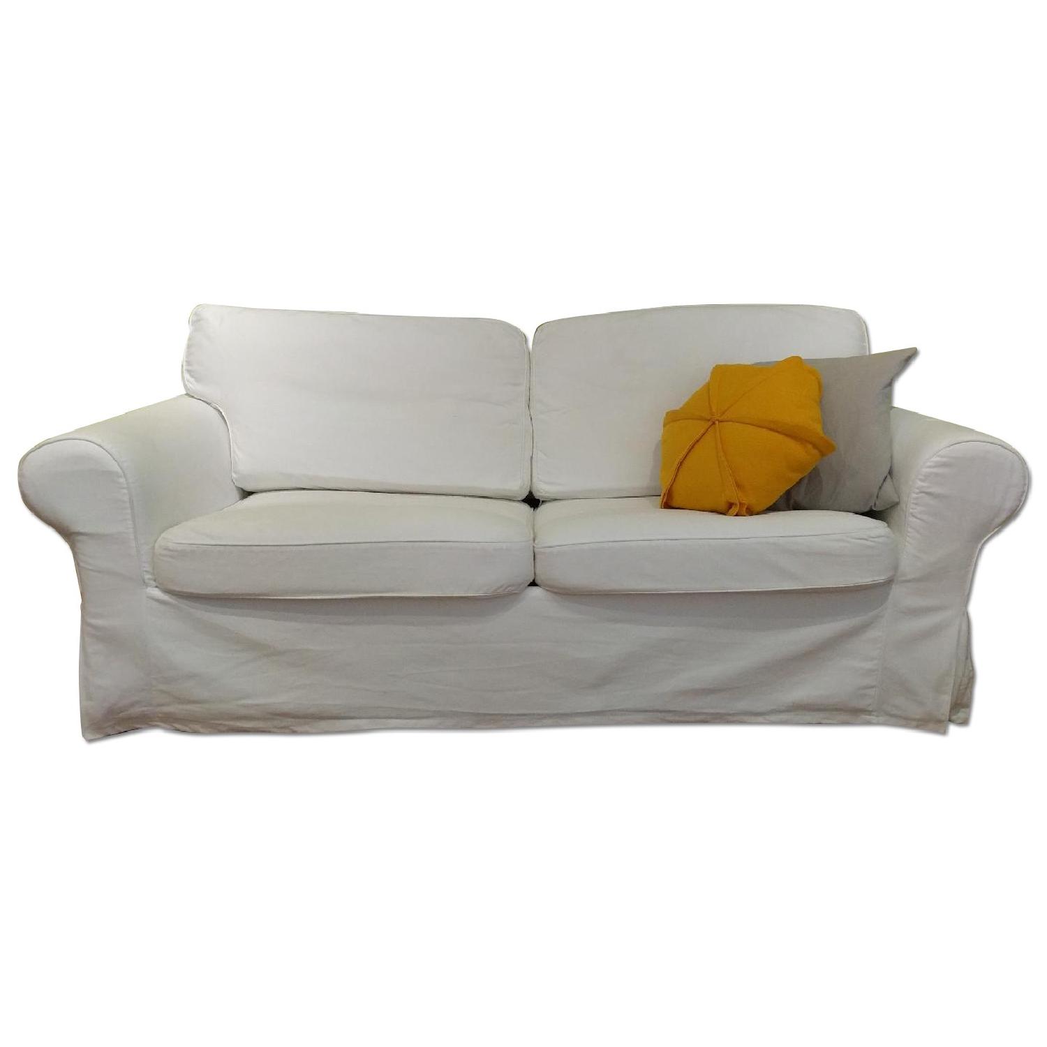Ikea Ektorp White Sofa Bed AptDeco