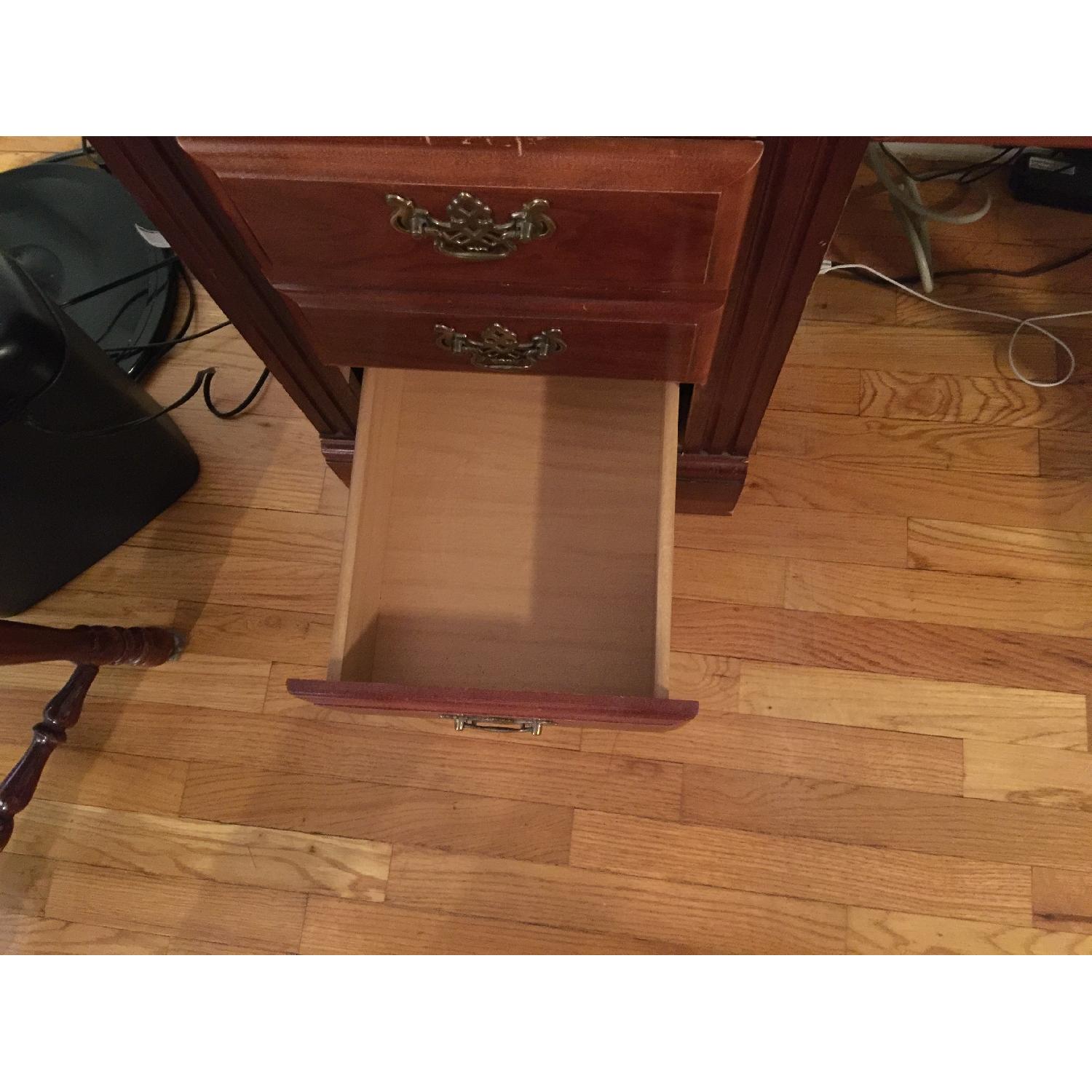 Vintage Broyhill Desk w/ Chair - image-6