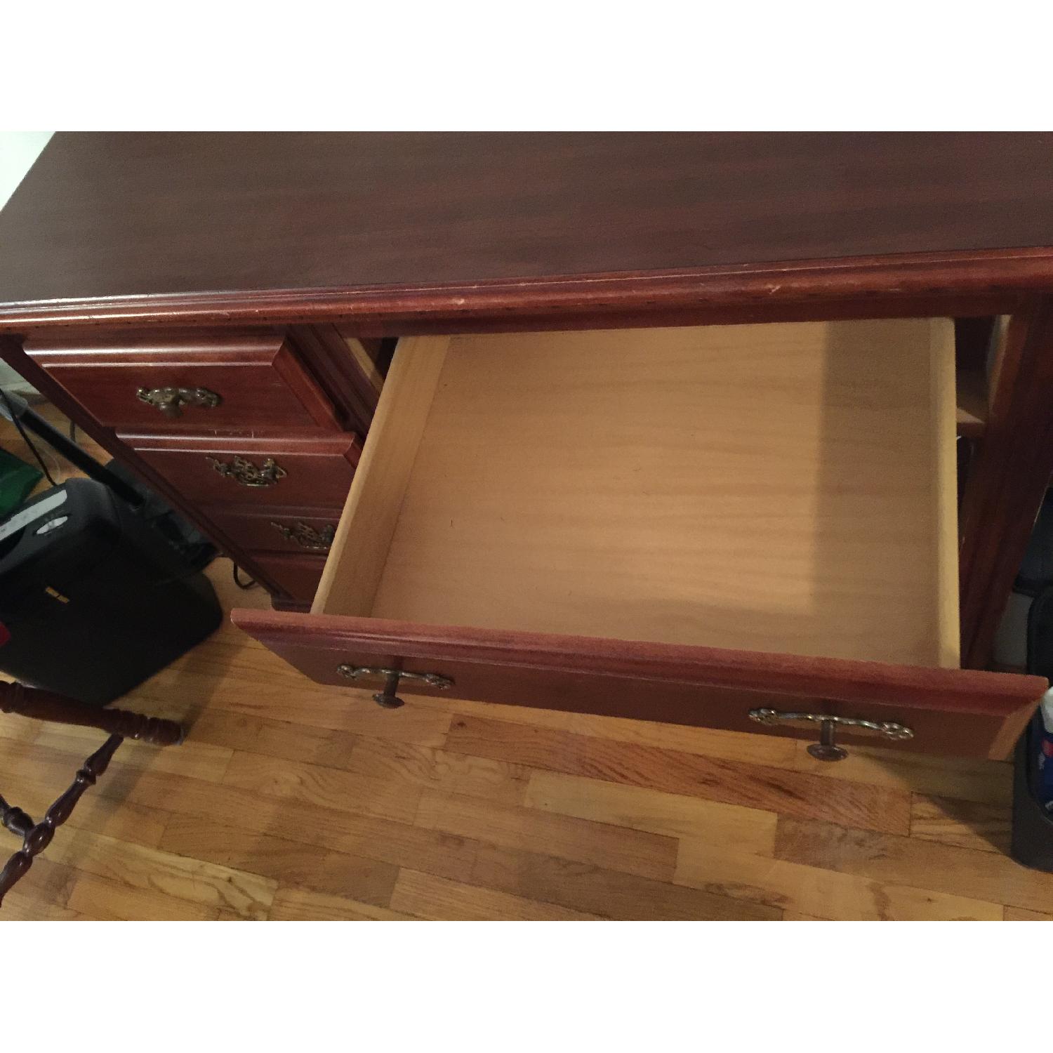 Vintage Broyhill Desk w/ Chair - image-7