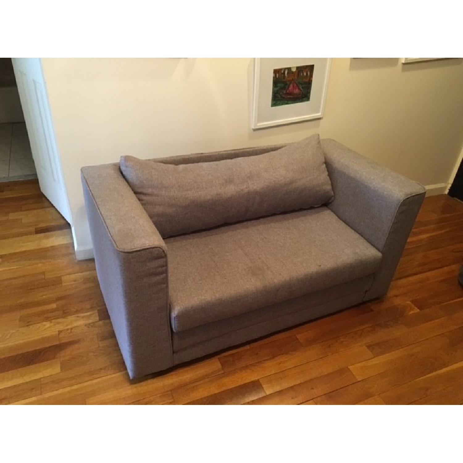 Gold Sparrow Convertible Sleeper Loveseat - image-4