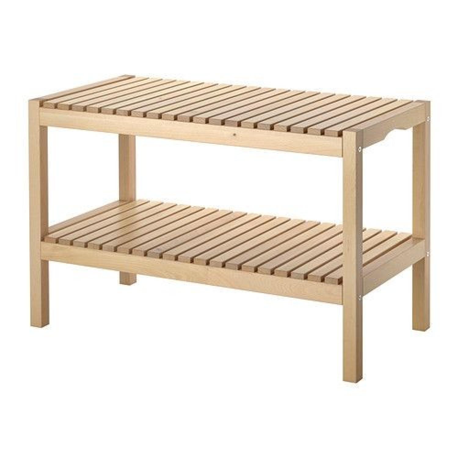 IKEA　MOLGER Ikea Molger Espresso 5-Tiered Shelf - AptDeco