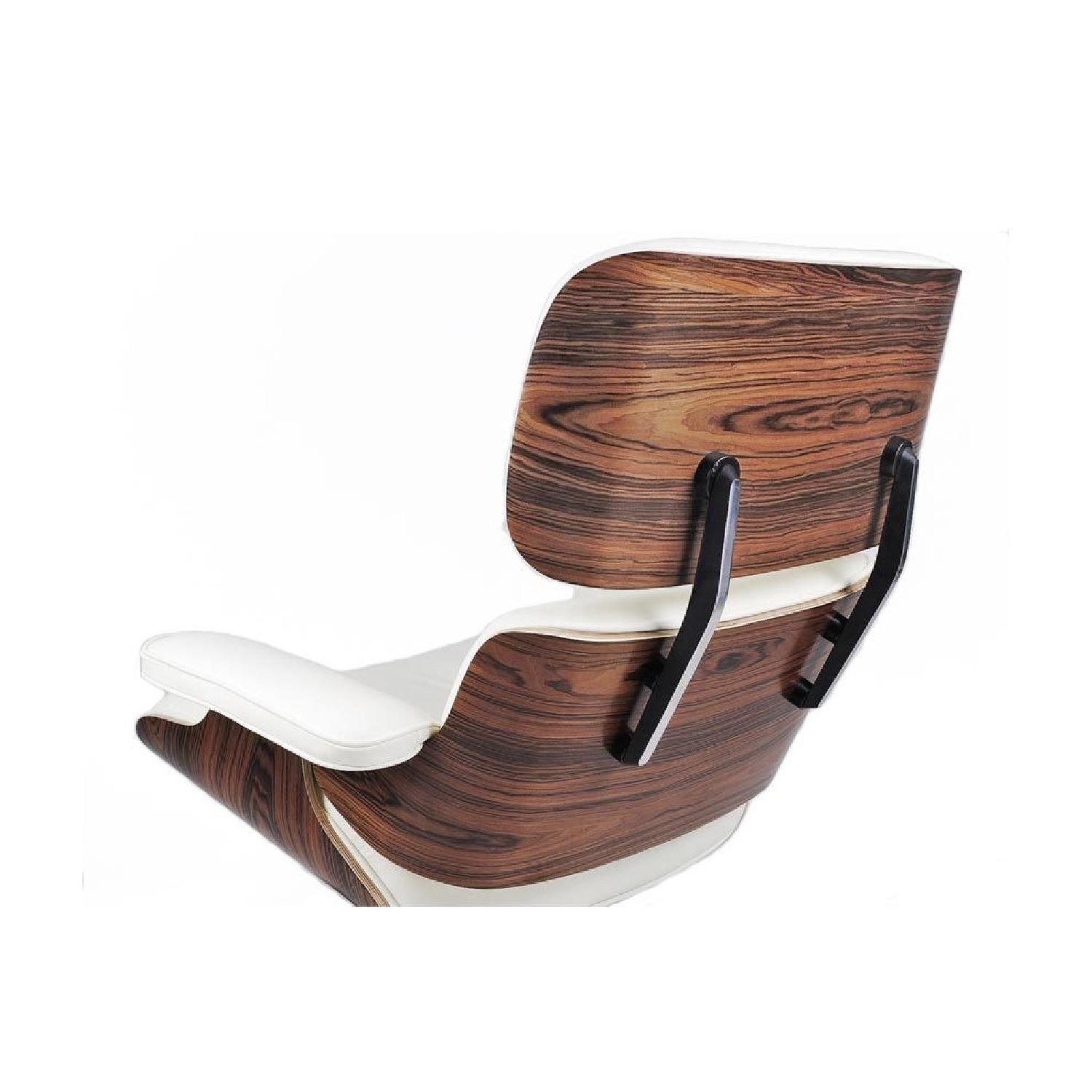 Eames Lounge Chair & Ottoman in White - image-2