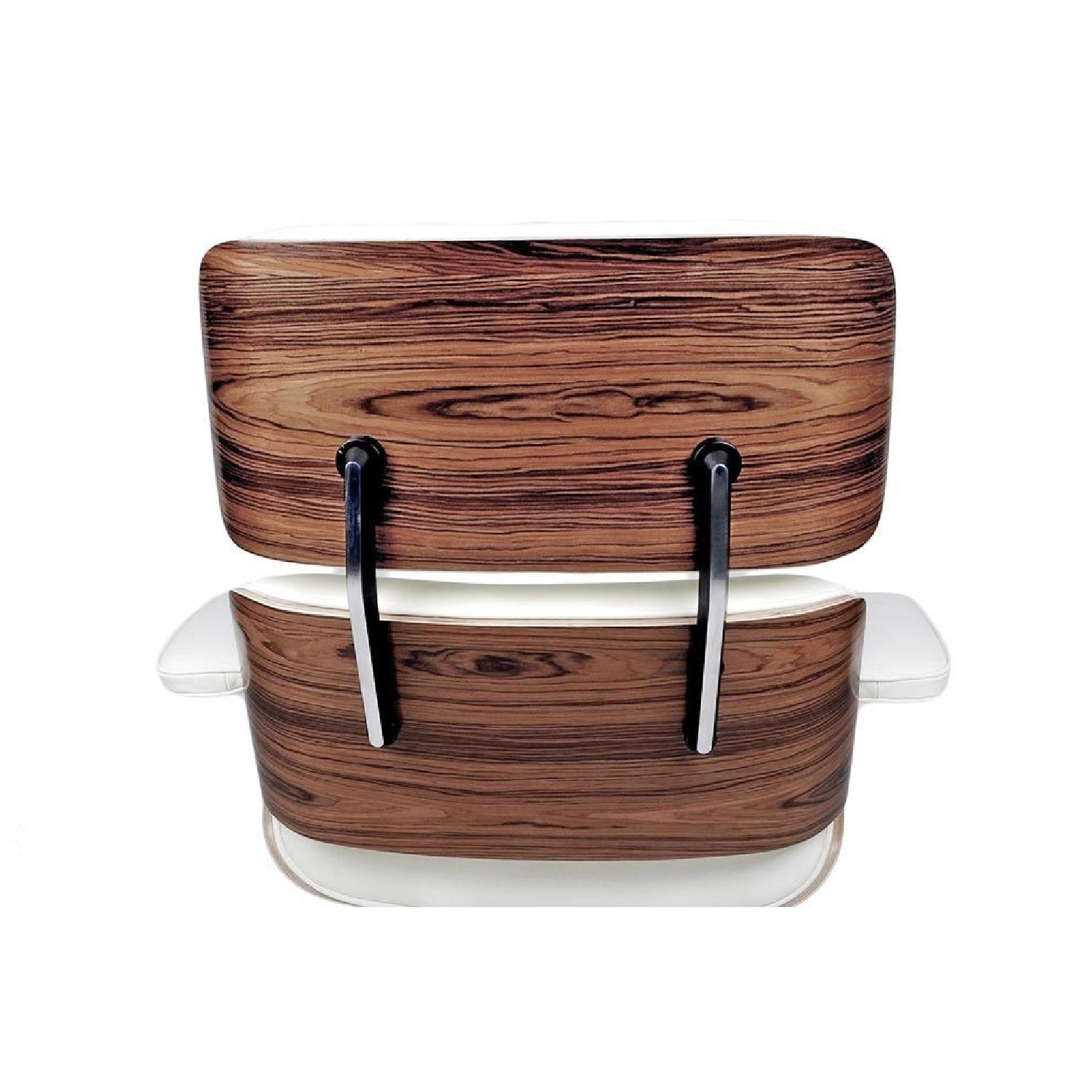 Eames Lounge Chair & Ottoman in White - image-3