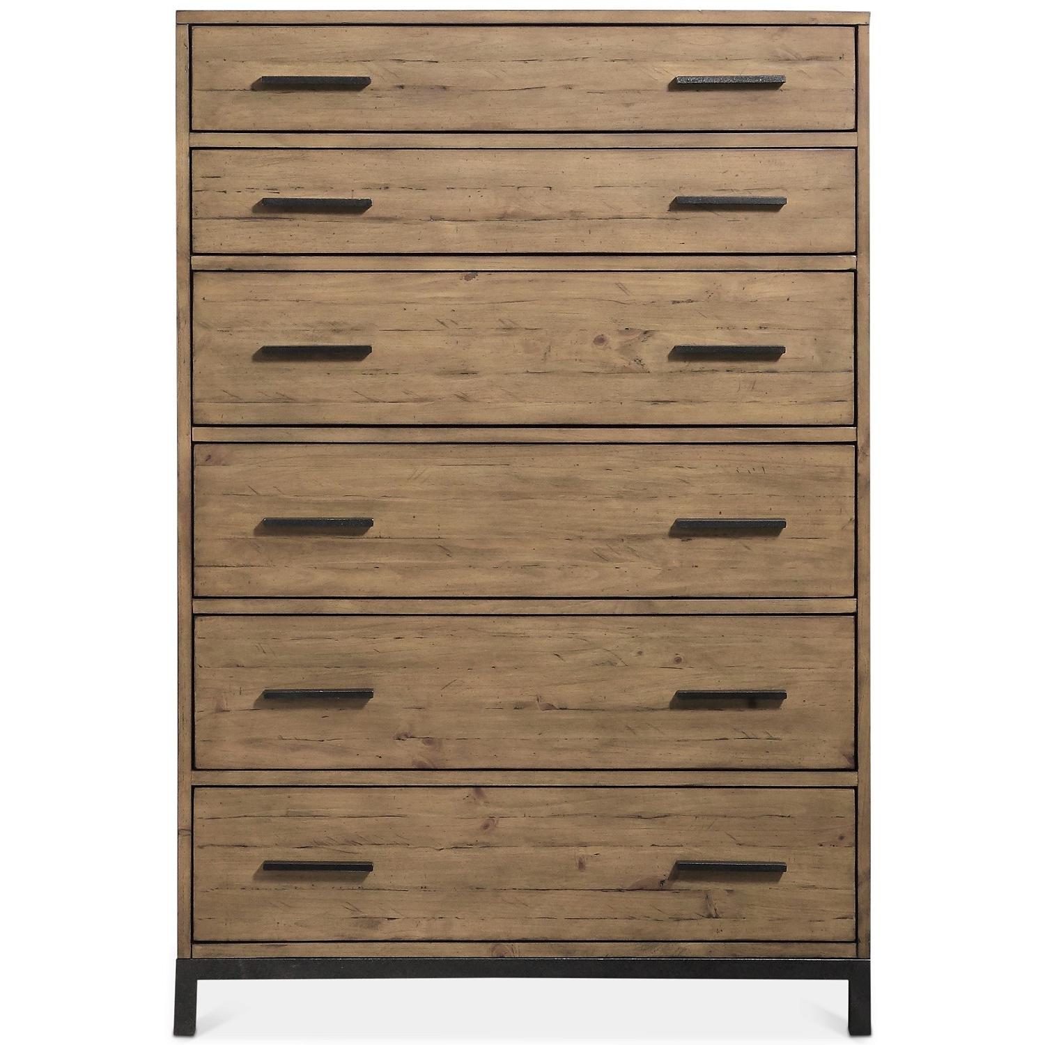 Macy's Gatlin Rust 6 Drawer Dresser - image-0