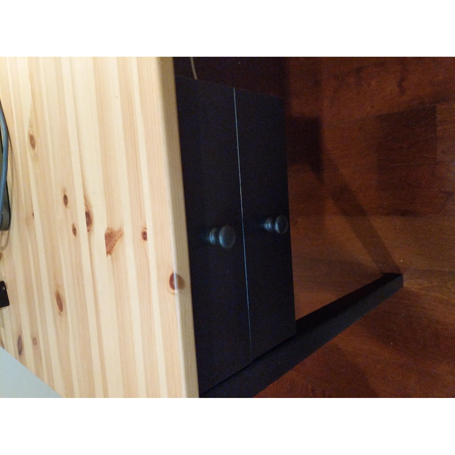 Ikea Arkelstorp Solid Wood Desk w/ 2 Drawers - image-3