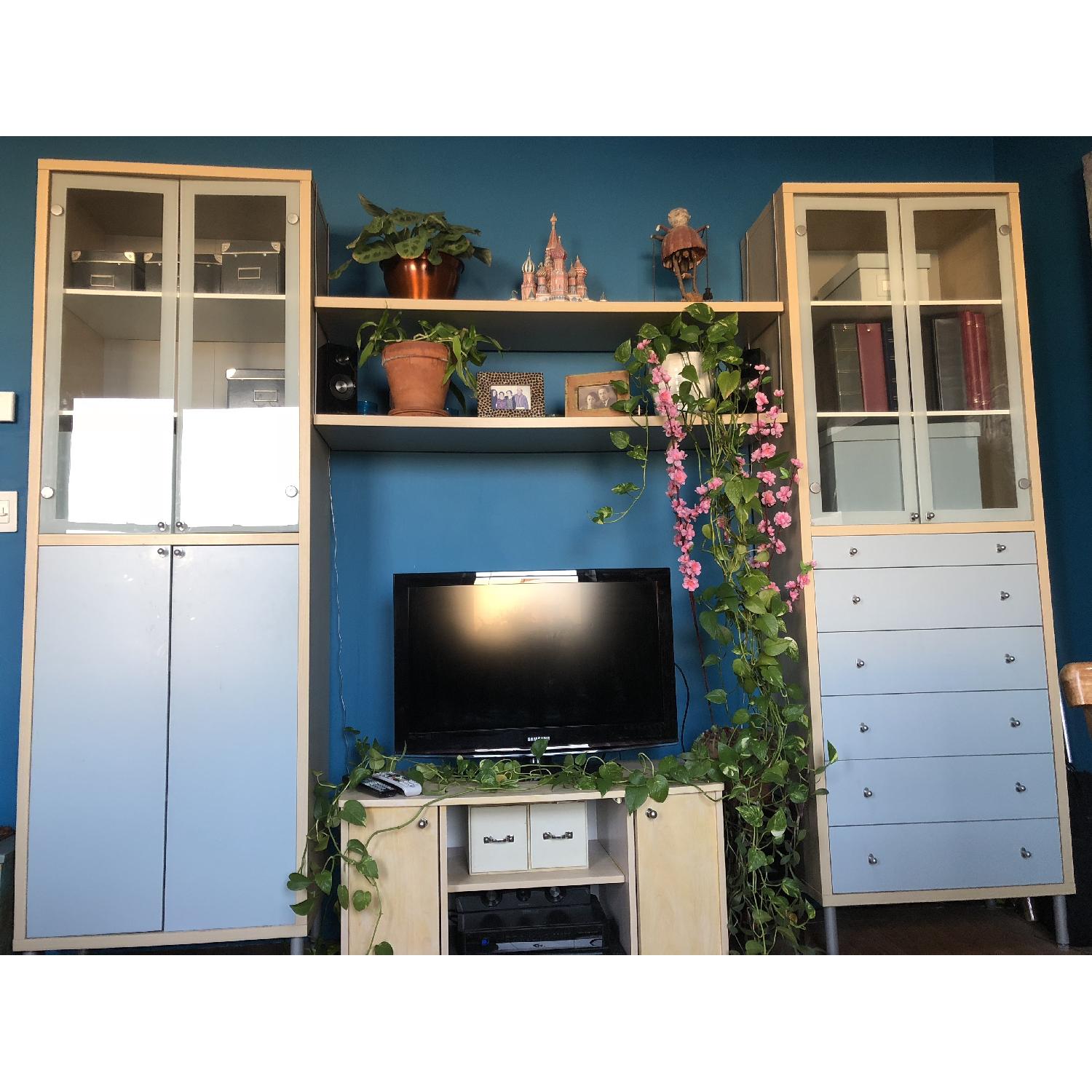 Ikea Storage Combination Wall Unit w/ TV Stand - image-2