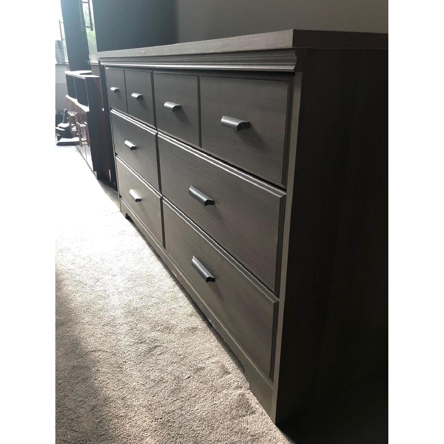 South Shore Versa 6 Drawer Double Dresser in Maple Grey - image-2