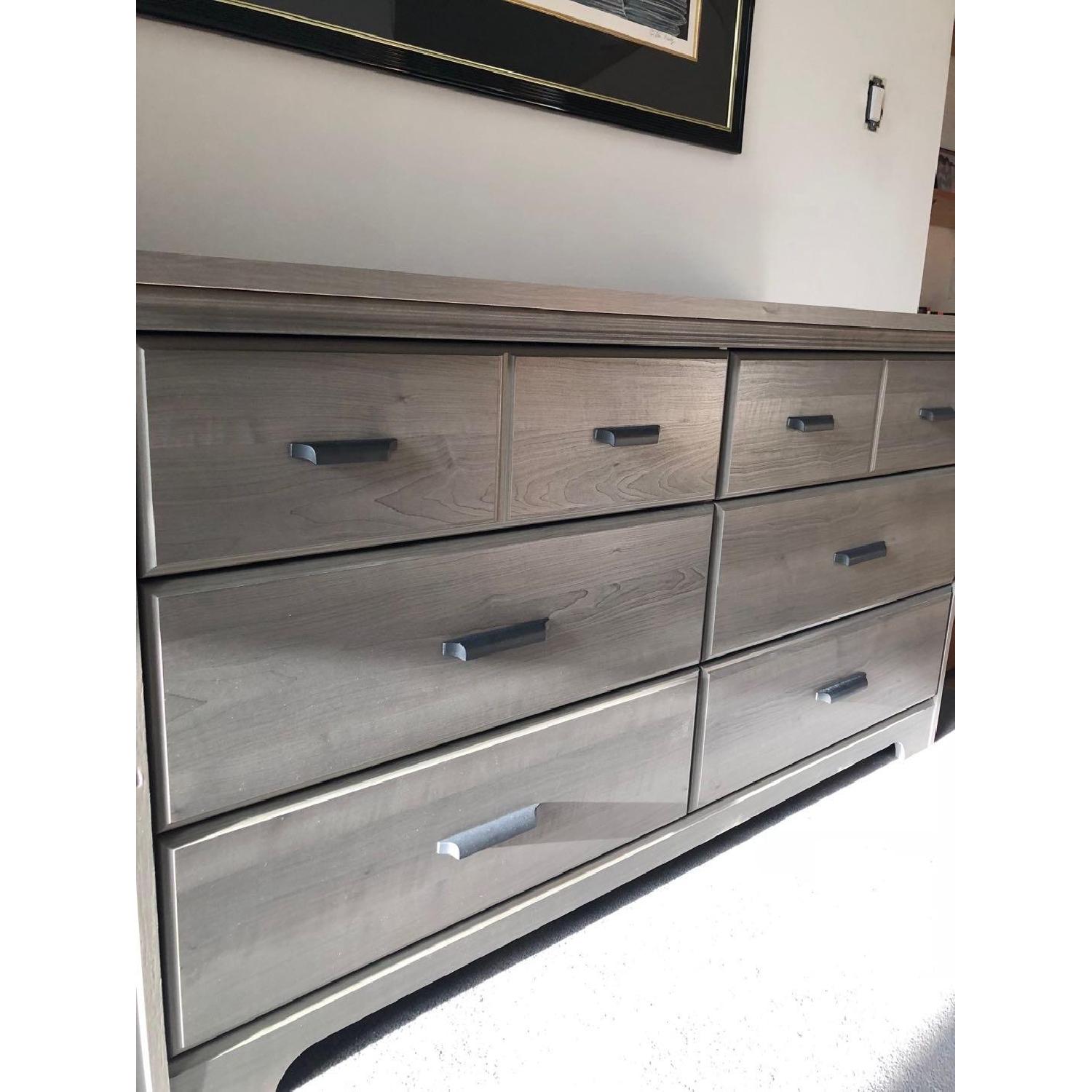 South Shore Versa 6 Drawer Double Dresser in Maple Grey - image-5