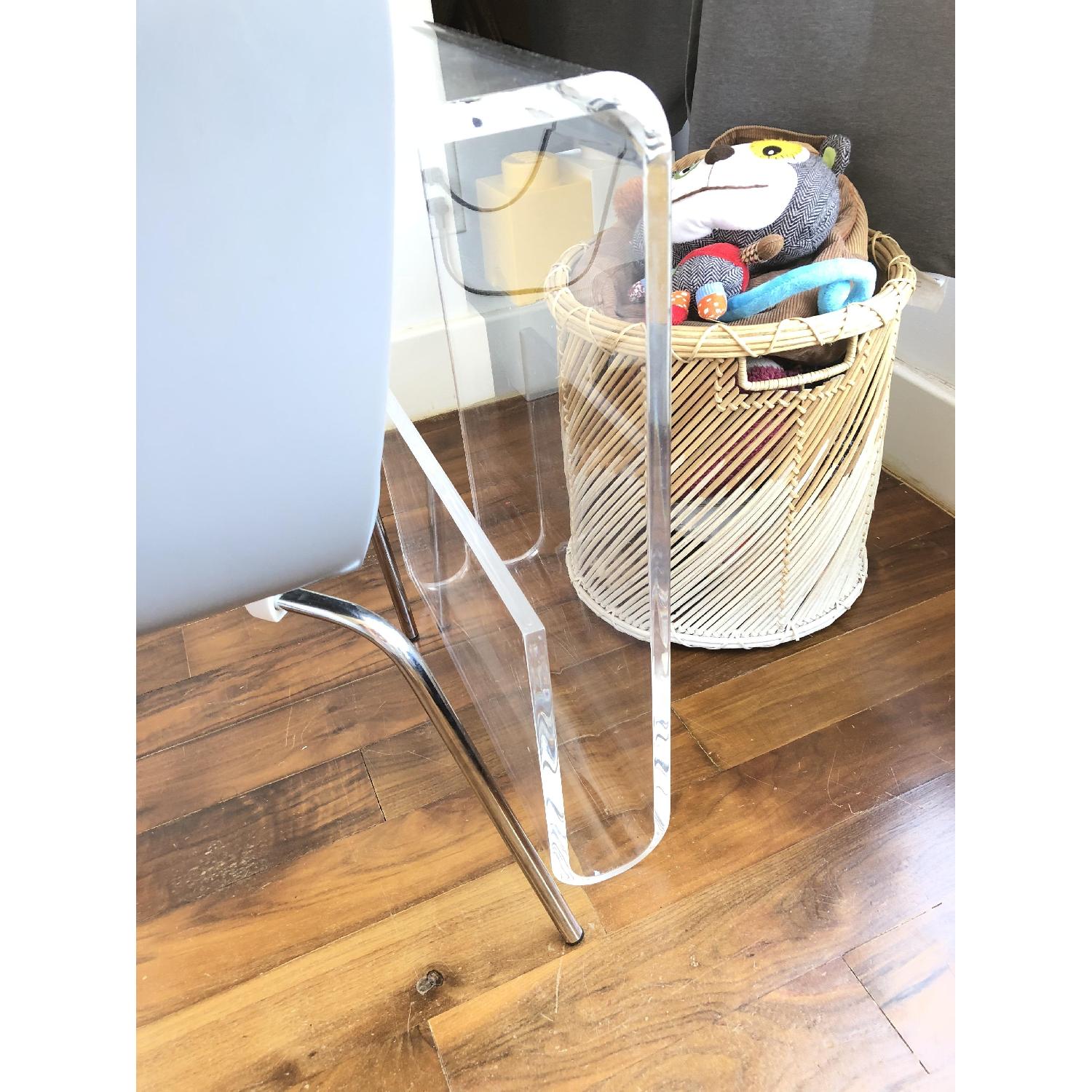 Crate & Barrel The Land of Nod Clear Space Desk & Chair - image-7