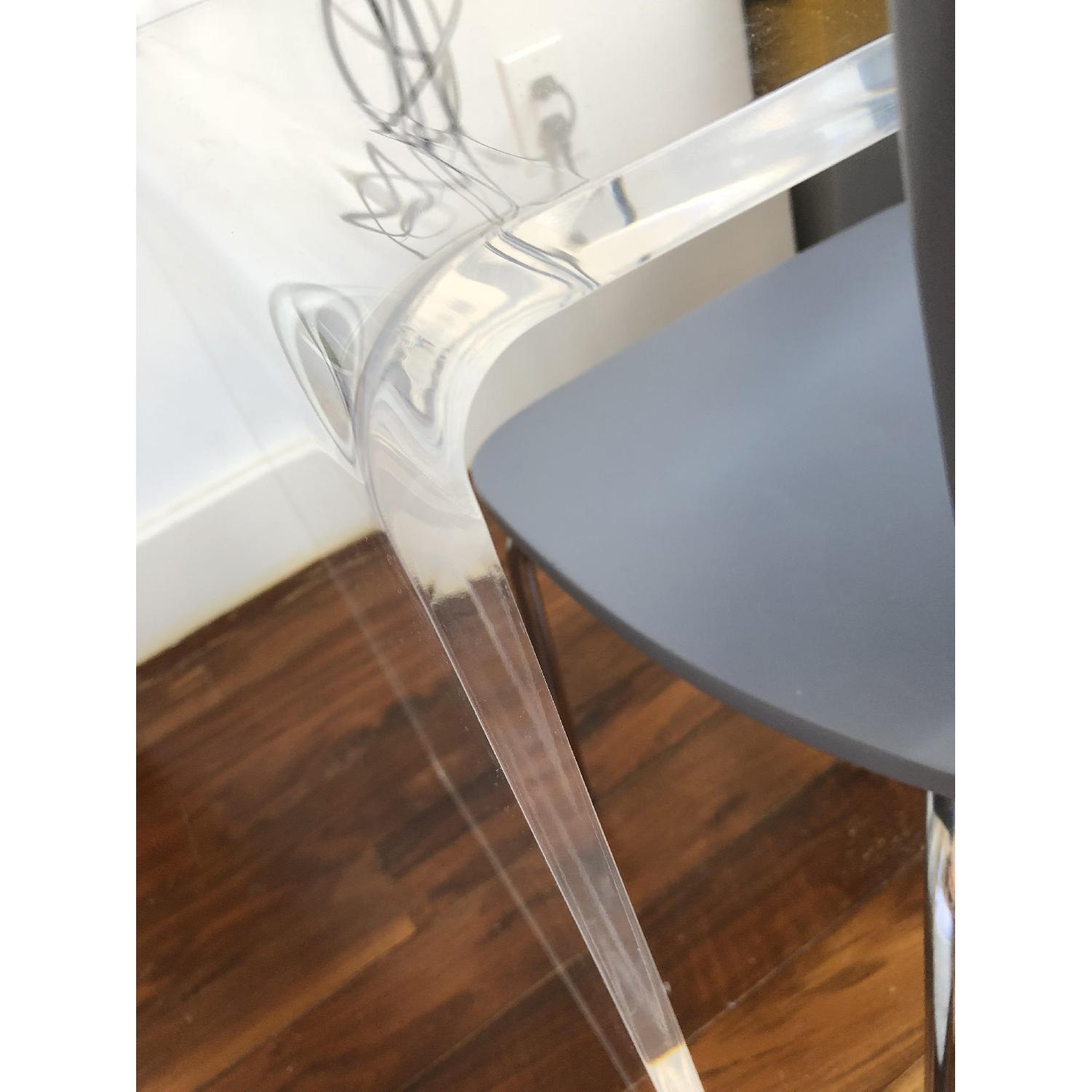 Crate & Barrel The Land of Nod Clear Space Desk & Chair - image-9