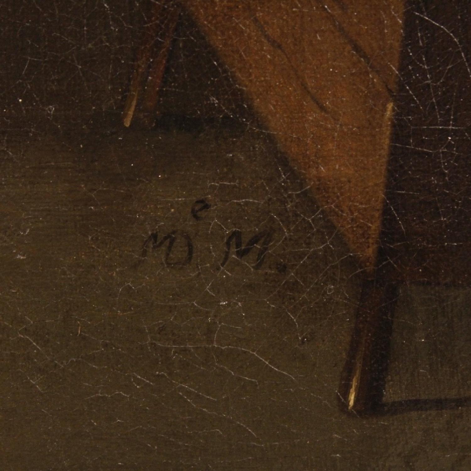 17th Century Oil On Canvas Flemish Interior Scenes Paintings - image-9