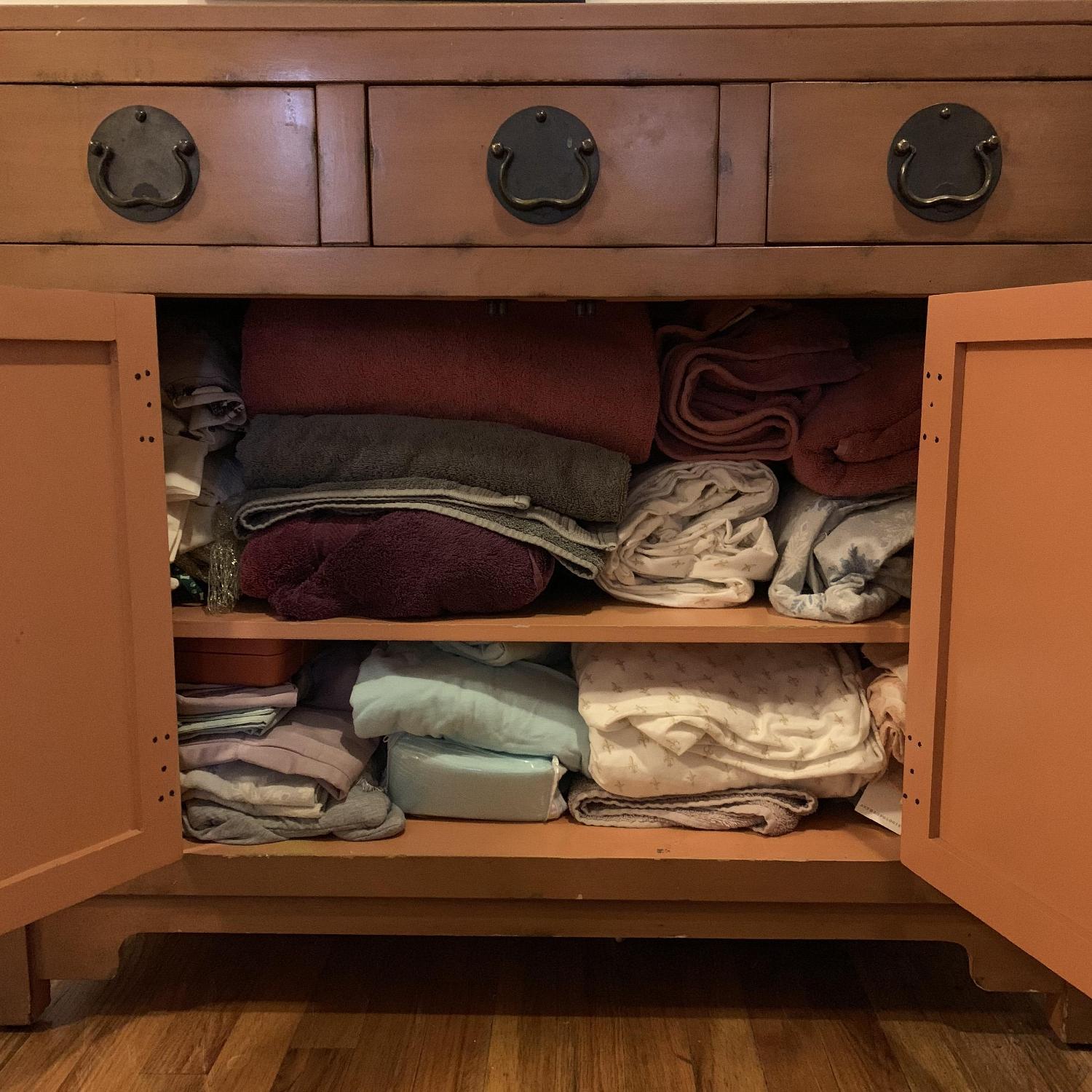 Pier 1 Sideboard in Peachy Color AptDeco