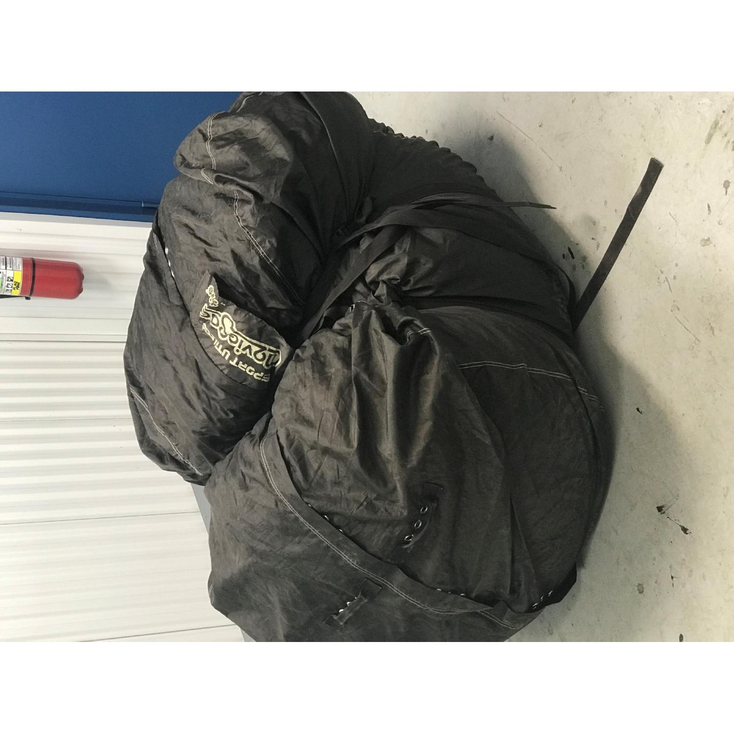 LoveSac Green Suede MovieSac - image-2