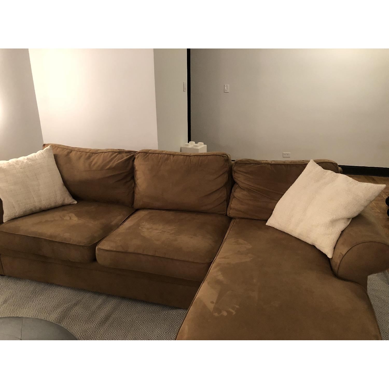 Pottery Barn Pearce 2 Piece Chaise Sectional Sofa - image-1
