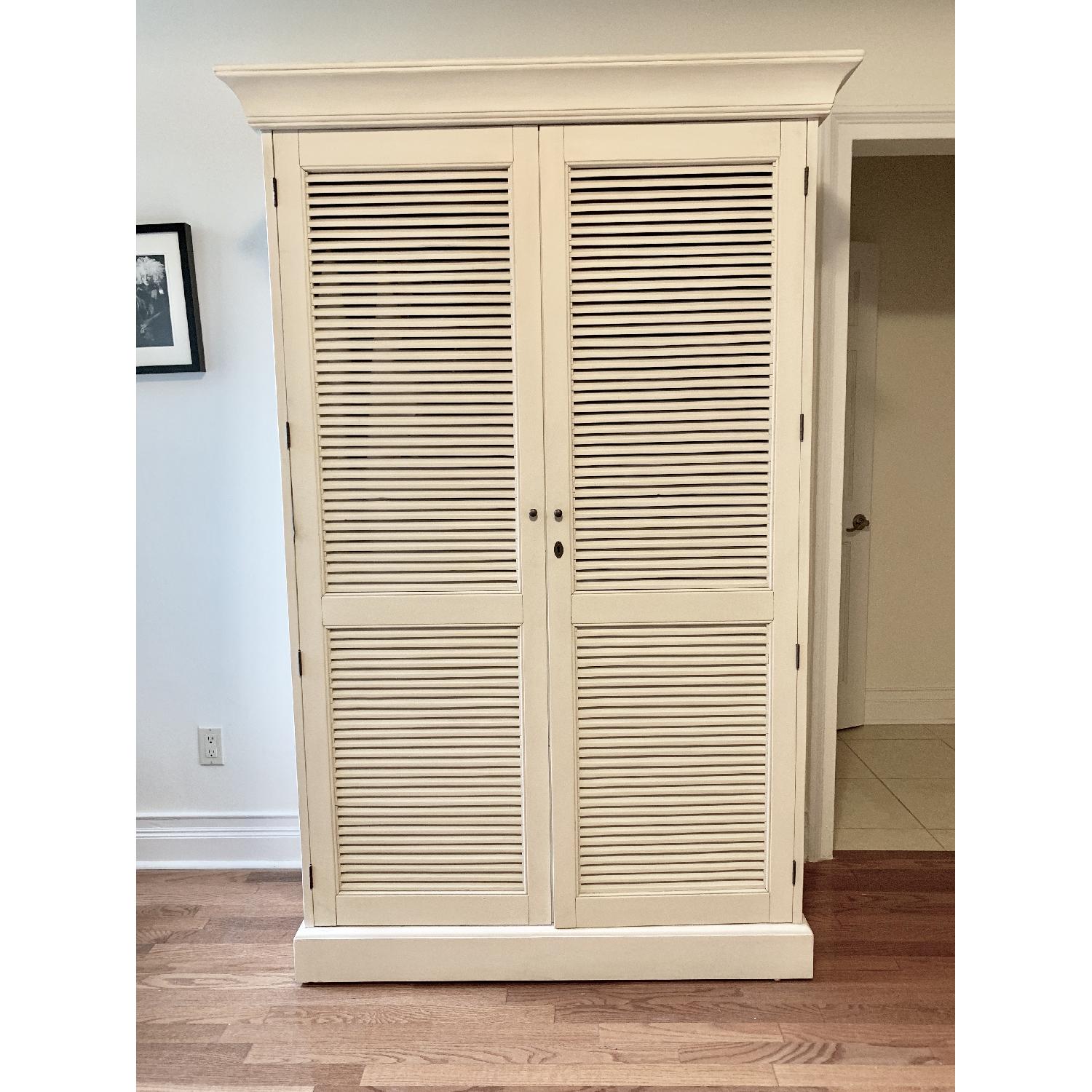 Restoration Hardware Shutter Single Armoire - image-1