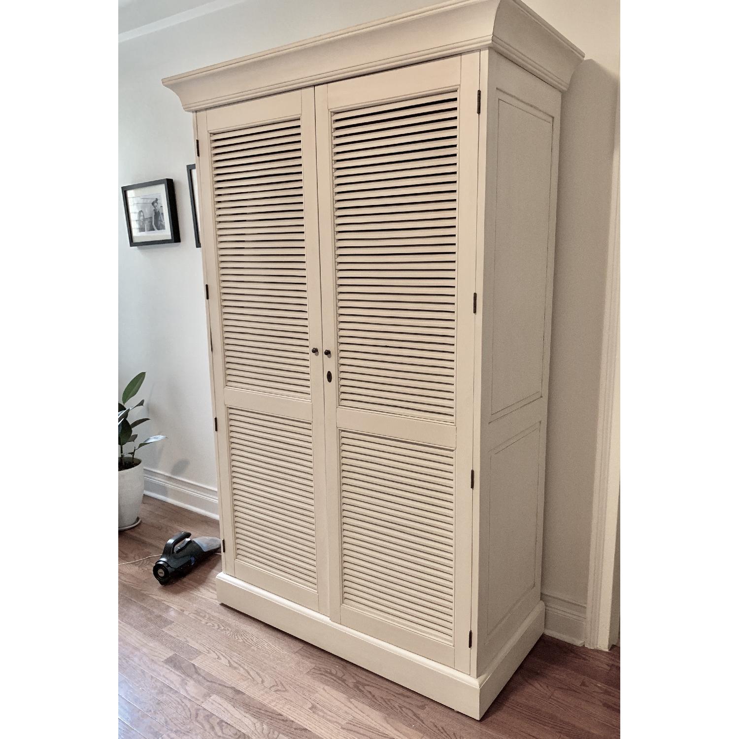 Restoration Hardware Shutter Single Armoire - image-3