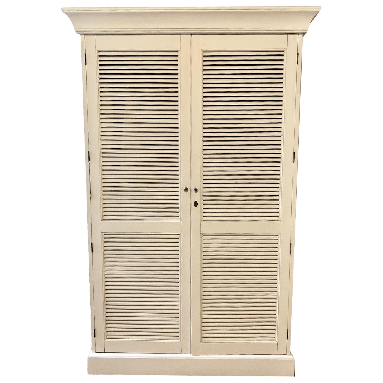 Restoration Hardware Shutter Single Armoire AptDeco
