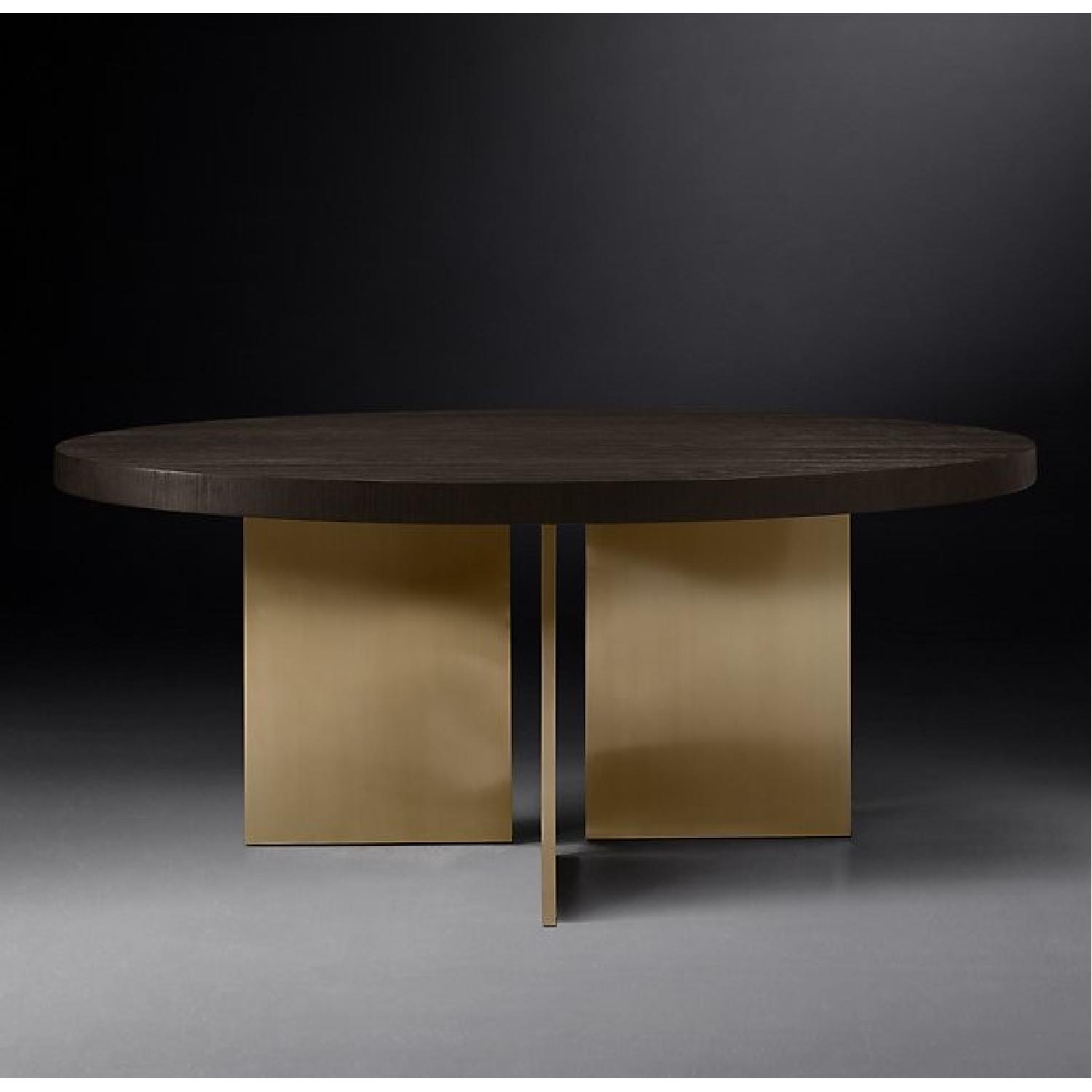 Restoration Hardware Channel Round Dining Table - image-5