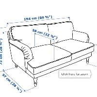 本日最終日SALE！【美品】IKEA ソファー　STOCKSUND 3人掛け イケア STOCKSUND ストックスンド 3人掛けソファ - 通販 | 家具と