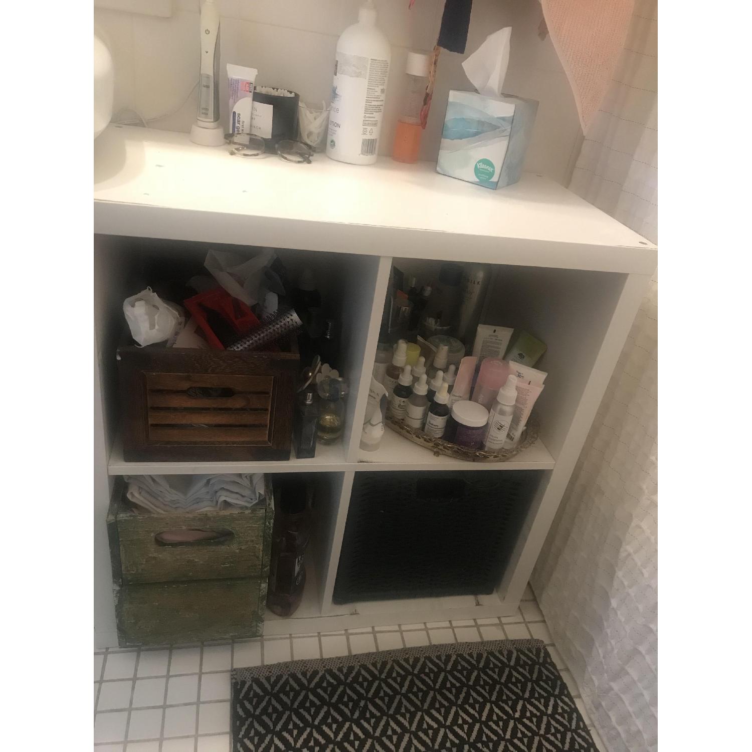 Ikea White Wooden Storage Unit - image-3