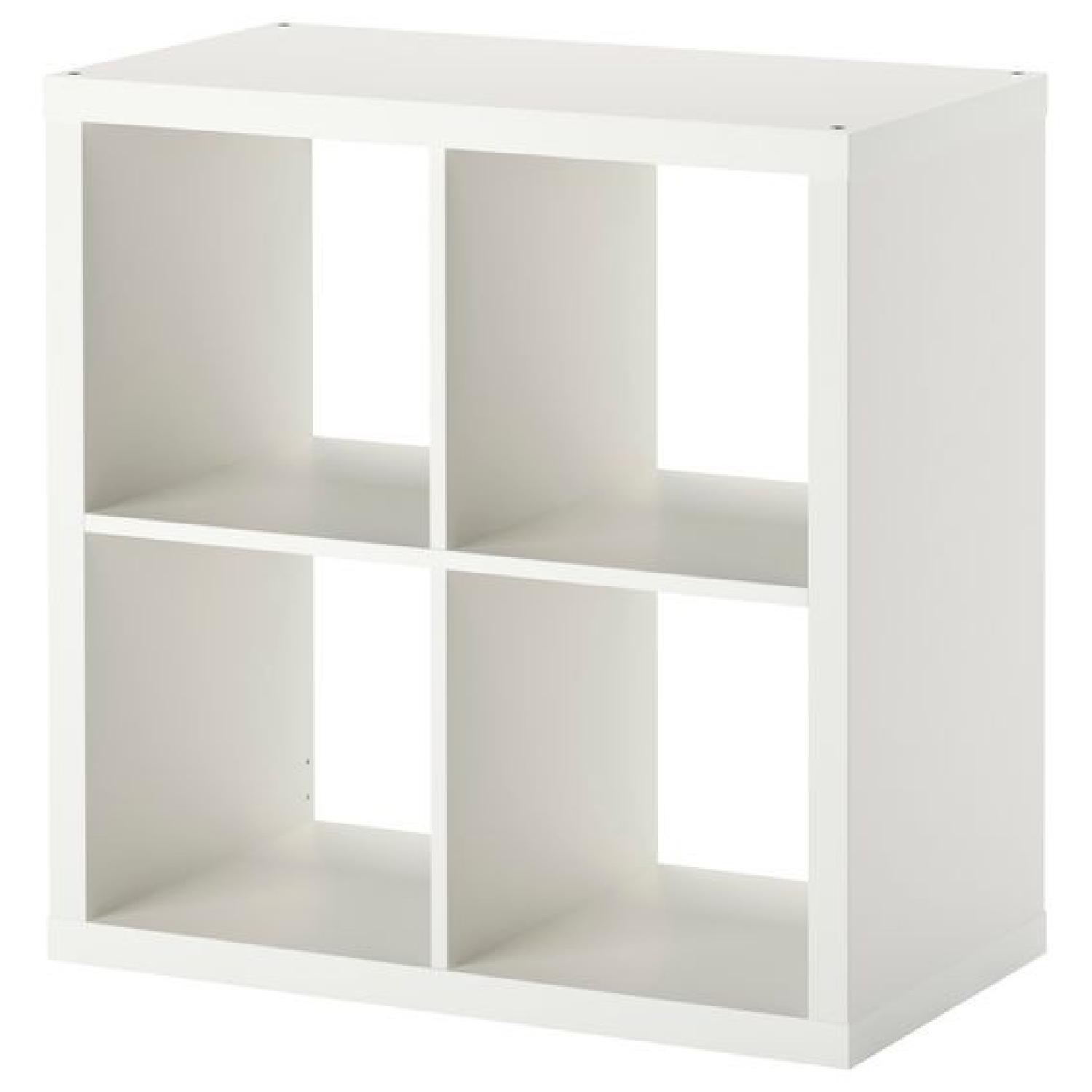 Ikea White Wooden Storage Unit - image-0