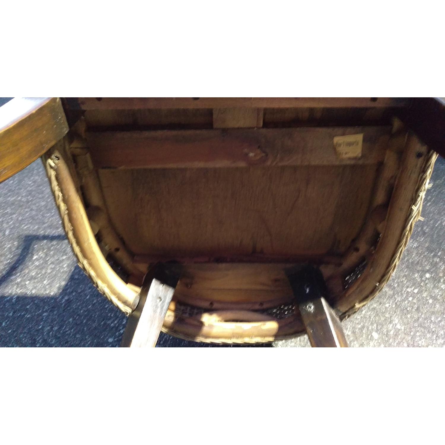 Pier 1 Wicker Weaved Barrel Indonesian Chairs - image-17