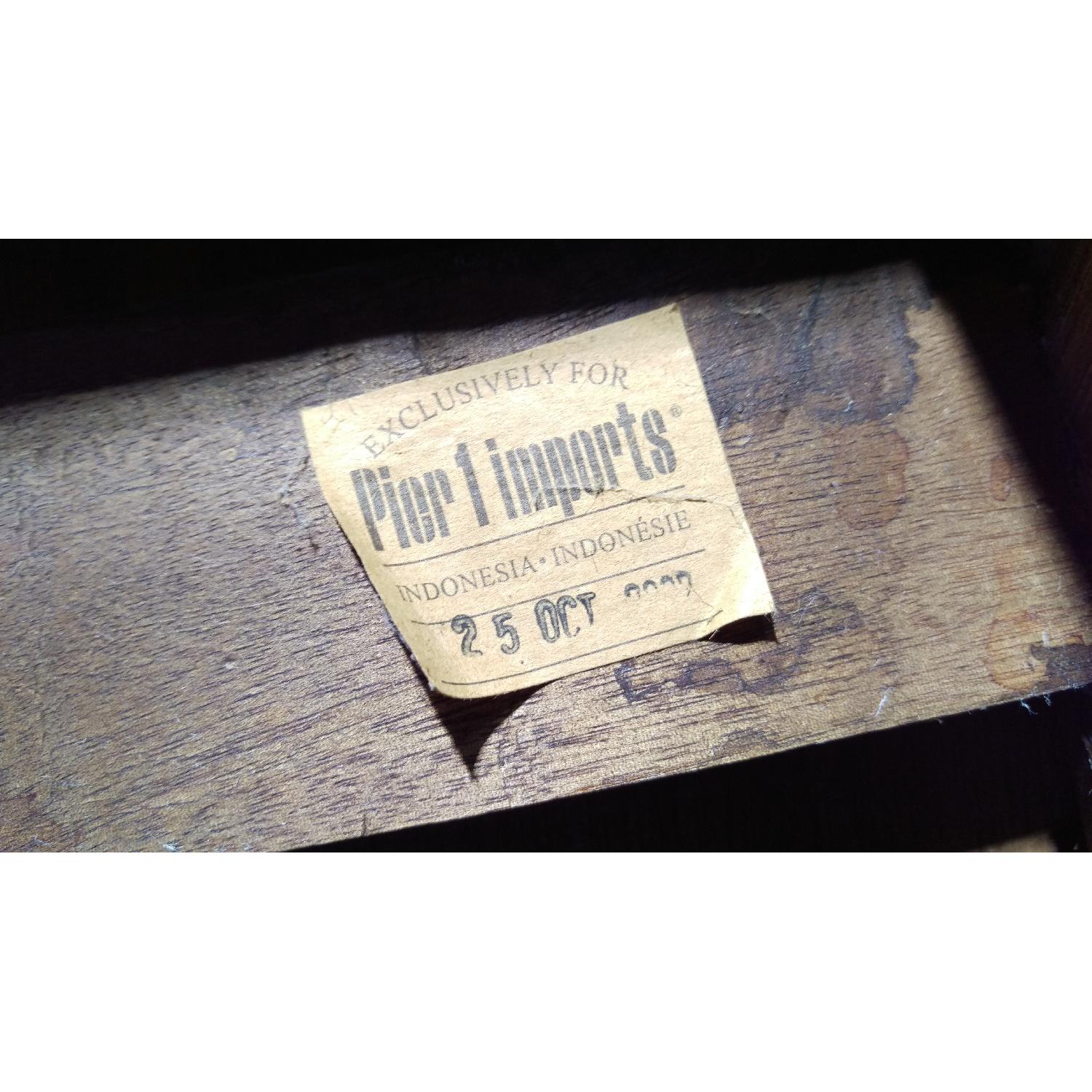 Pier 1 Wicker Weaved Barrel Indonesian Chairs - image-18