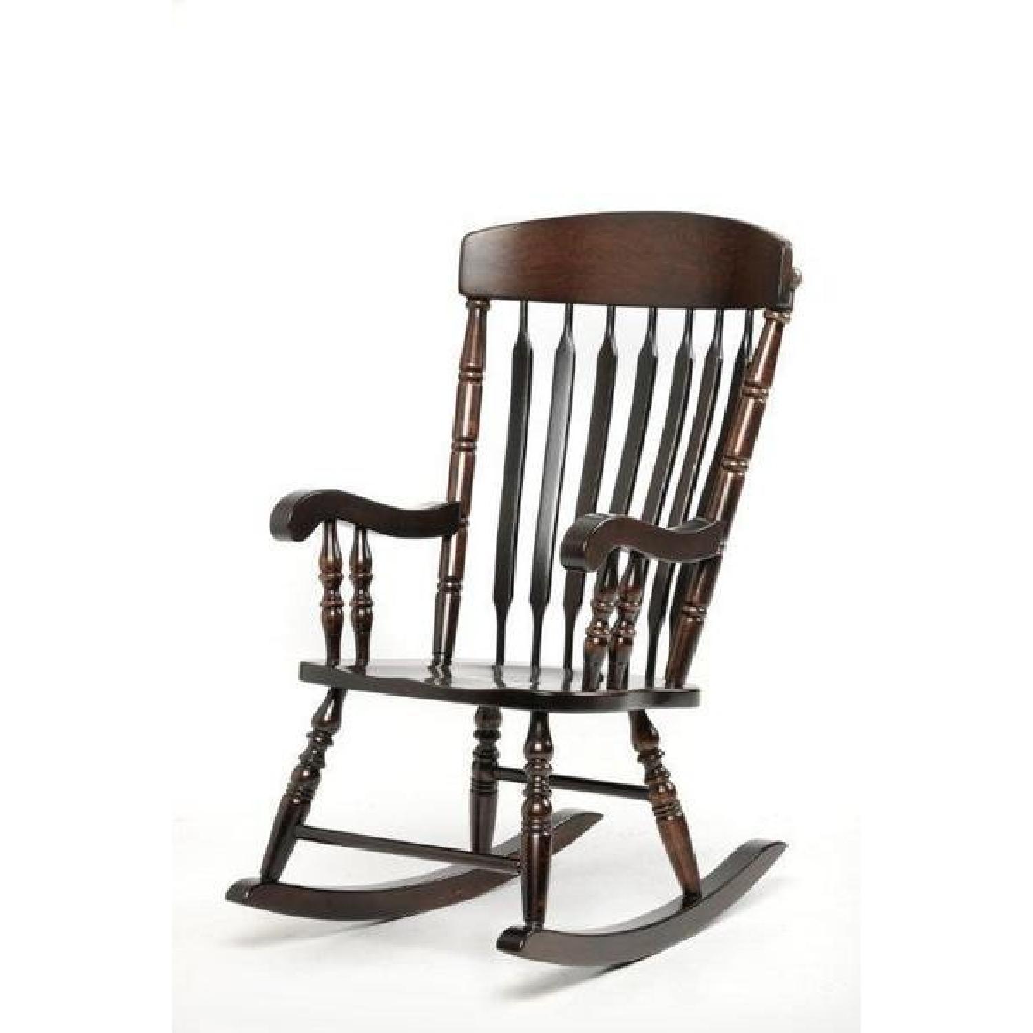 Amish Wooden Rocking Chair - image-0