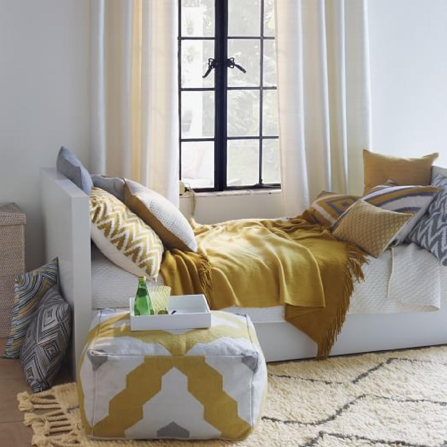 West Elm Parsons Day Bed in White - image-1