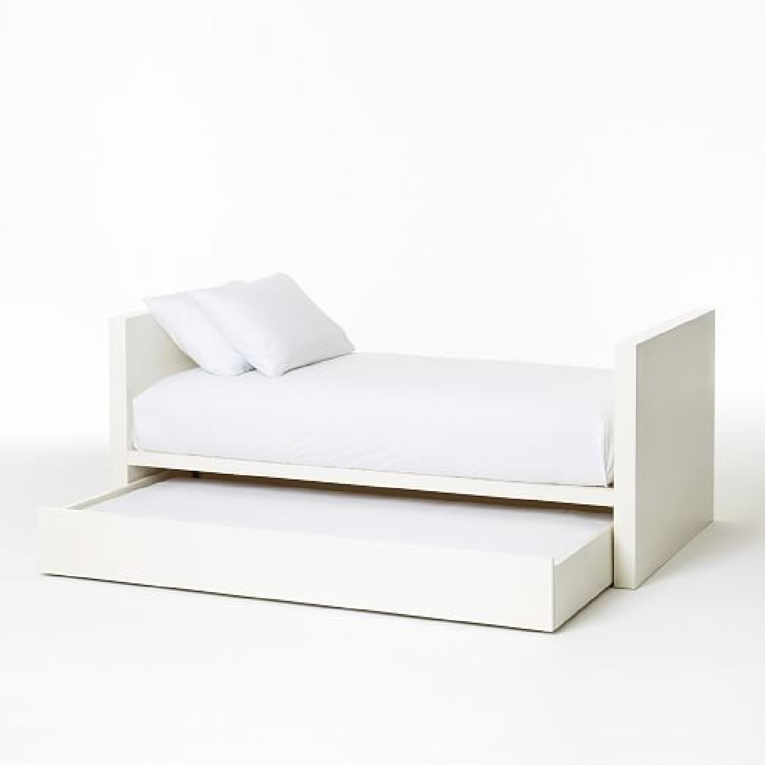 West Elm Parsons Day Bed in White - image-3