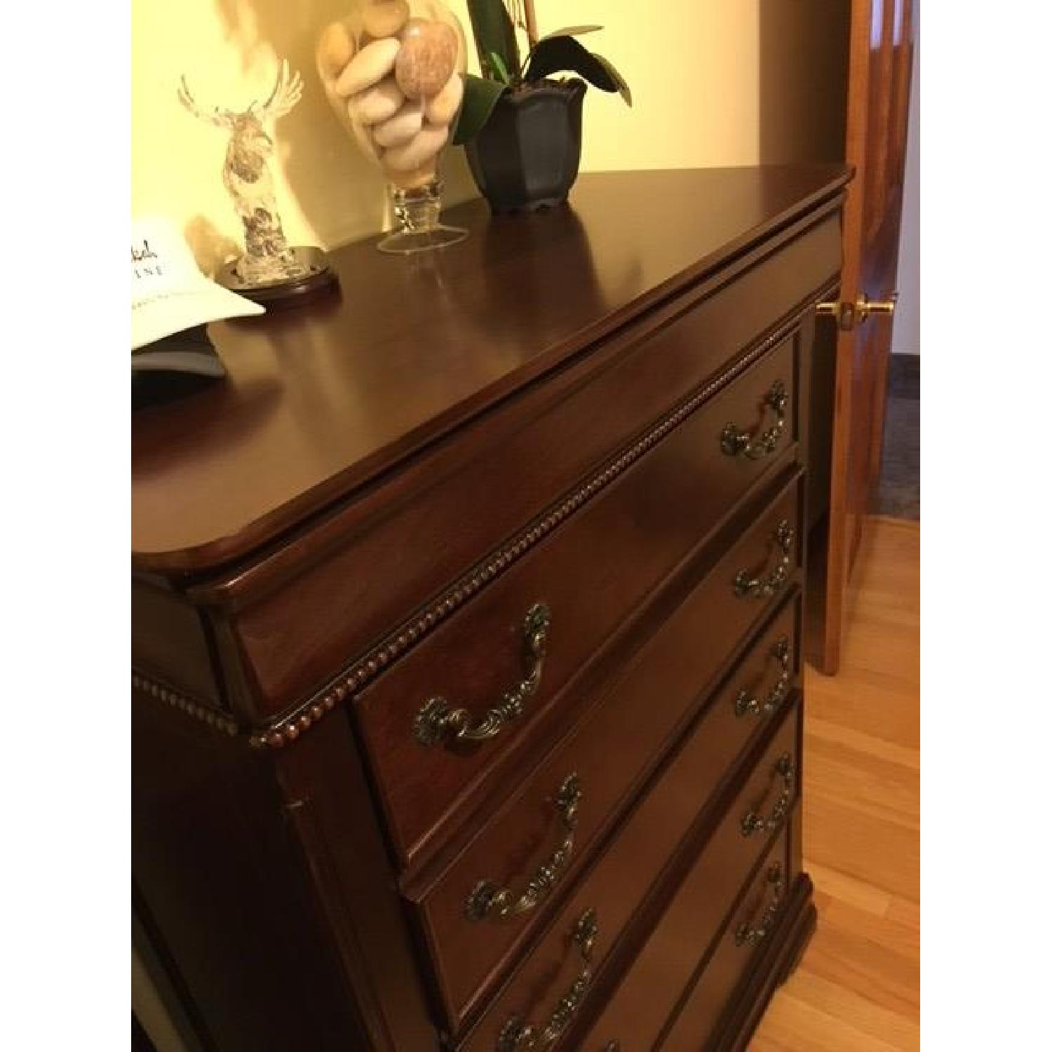Raymour & Flanigan Tall Dresser w/ Hidden Drawer - image-4