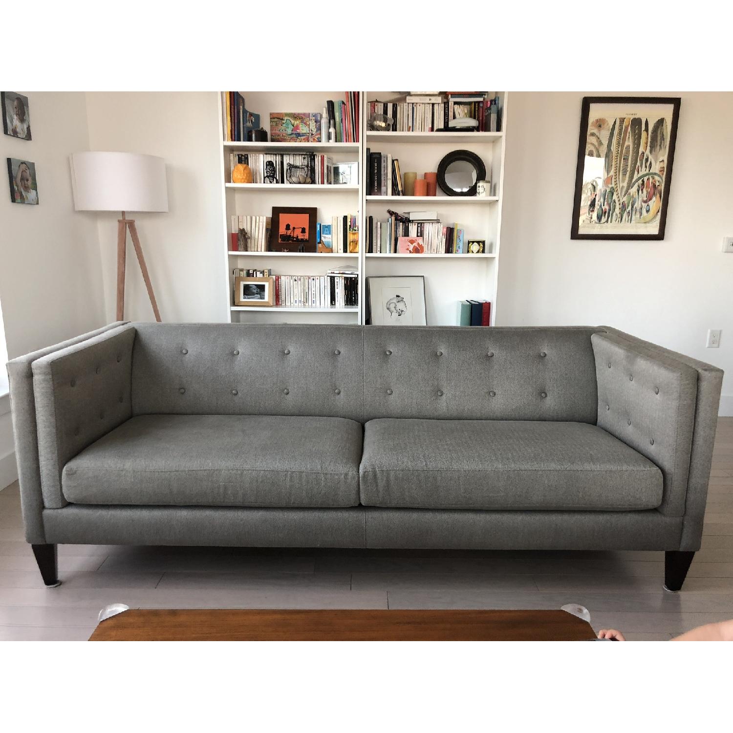 Crate & Barrel Aidan Tufted Sofa - image-1