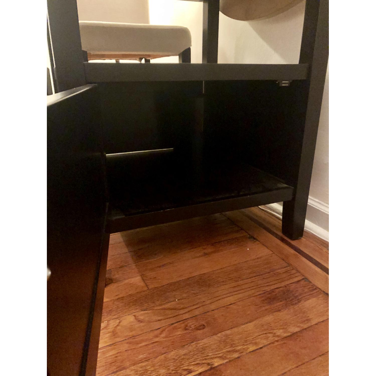 Crate & Barrel Bar/Counter Height Table w/ 4 Chairs - image-7