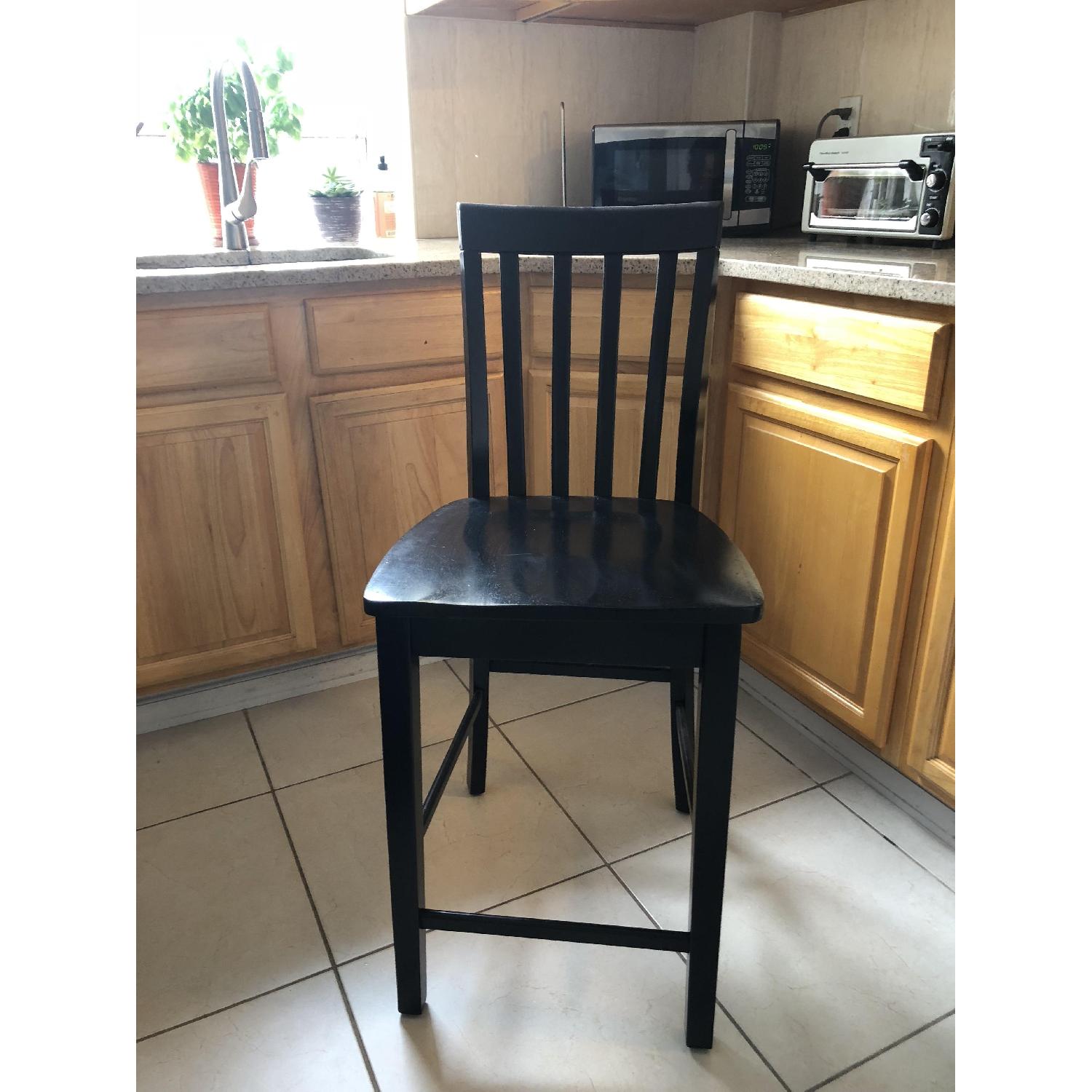 Crate & Barrel Bar/Counter Height Table w/ 4 Chairs - image-9