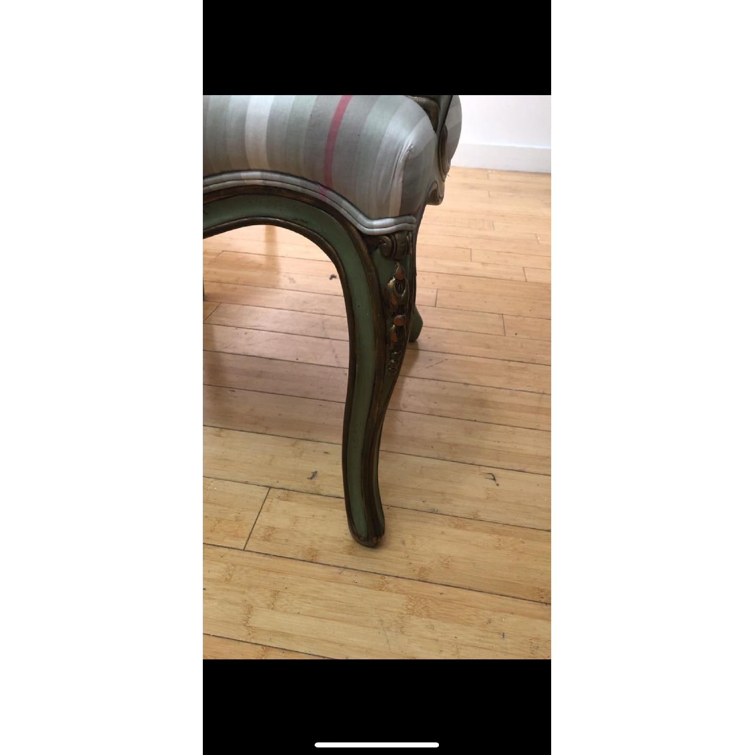 Theodore Alexander Vintage Style Armchair w/ Fabric Seat - image-5