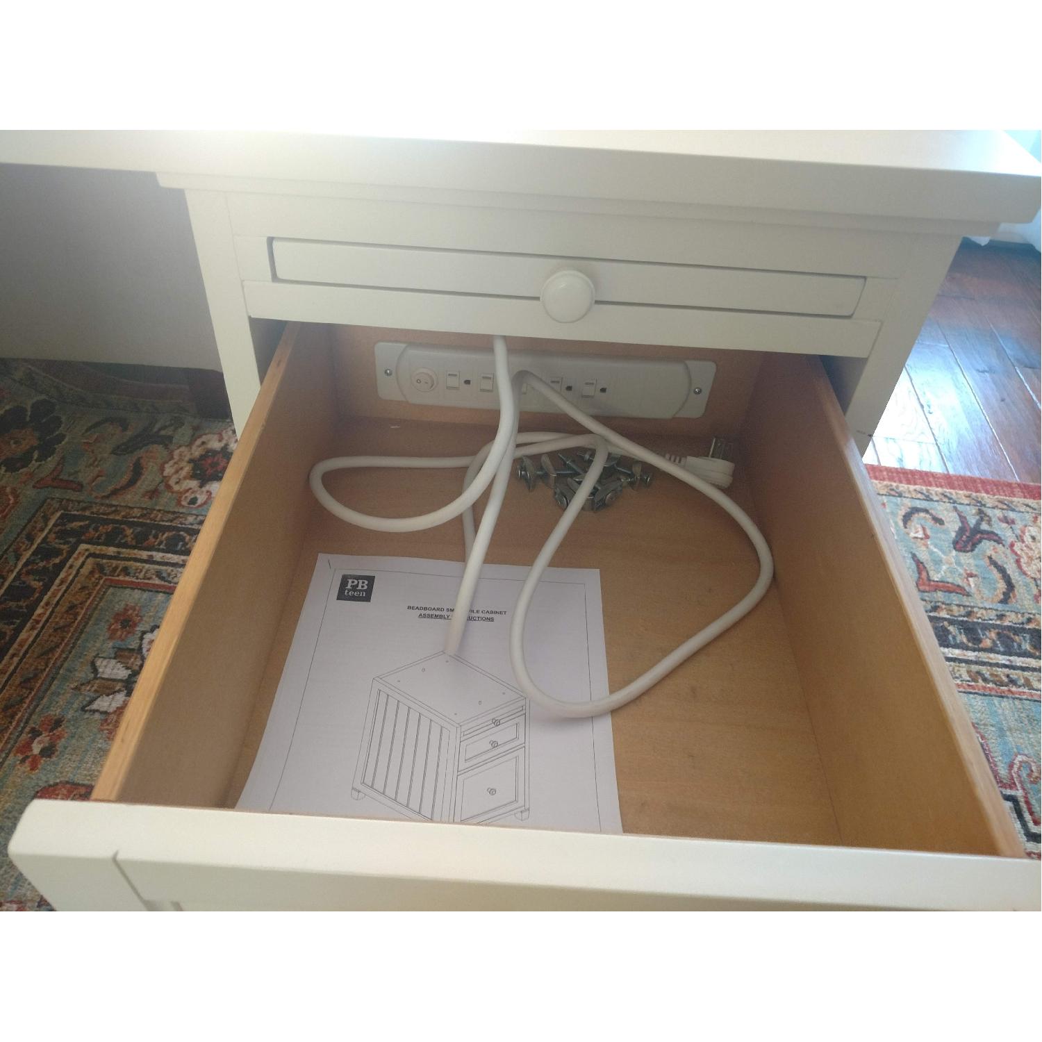 Pottery Barn Beadboard Smart Corner Desk - image-2