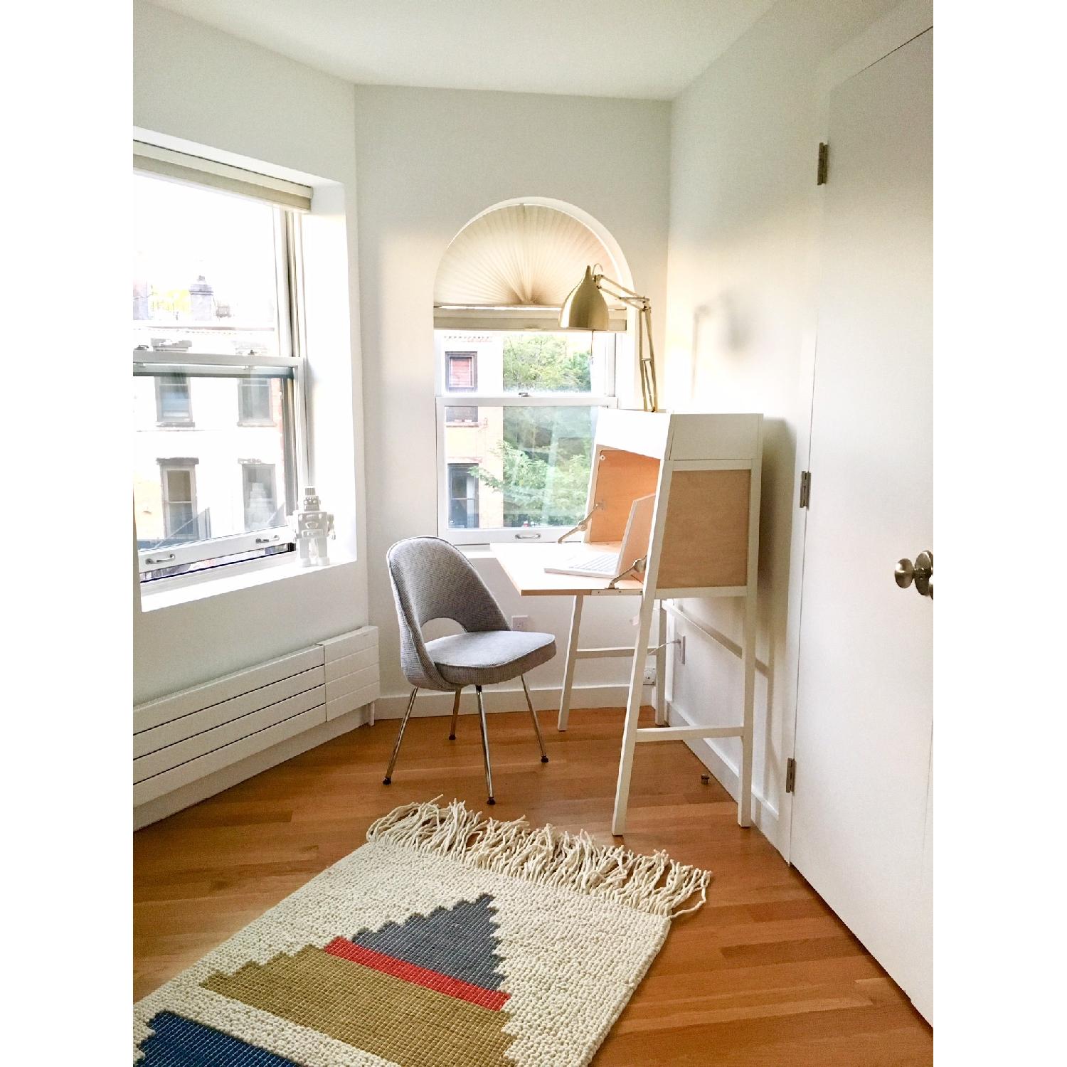 Ikea White & Birch Secretary Desk - image-4