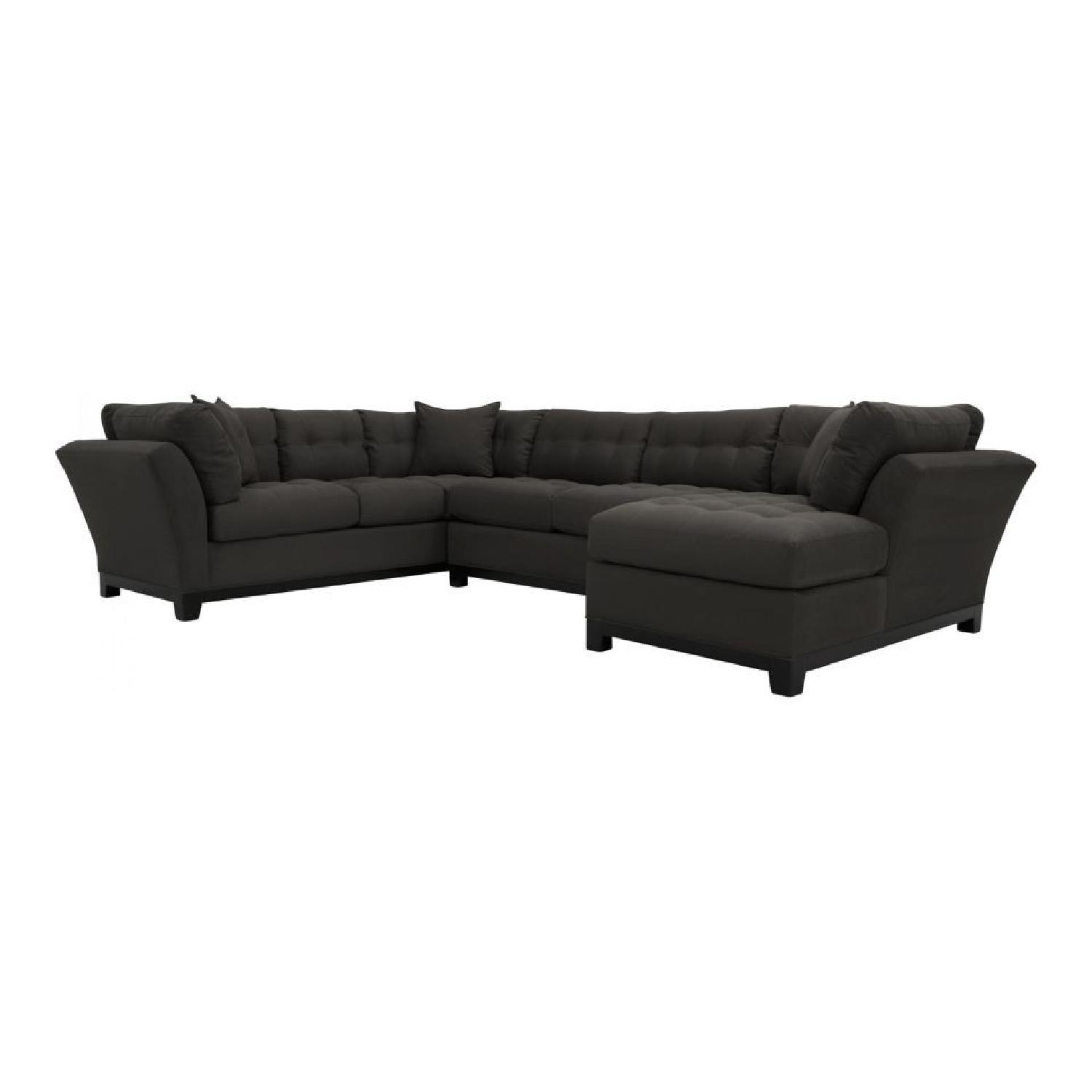 Raymour & Flanigan Metropolis 4 Piece Sectional Sofa - image-1