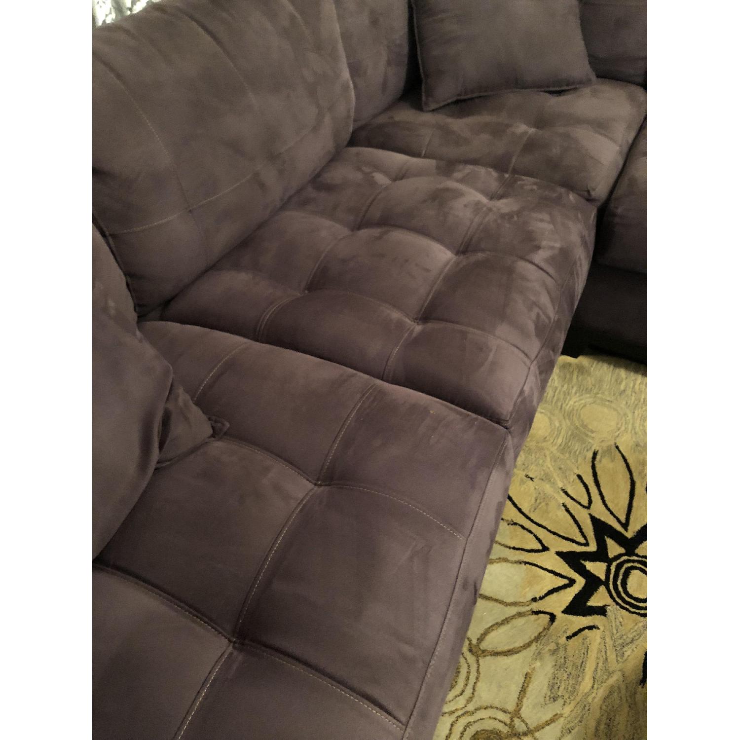 Raymour & Flanigan Metropolis 4 Piece Sectional Sofa - image-10