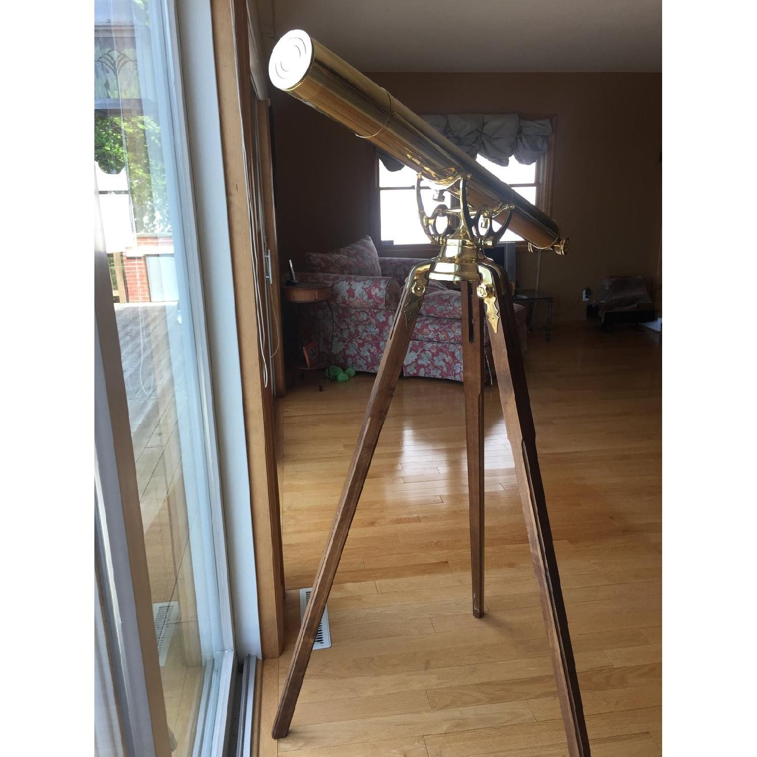 Baush & Lomb Limited Edition Brass Telescope - image-3