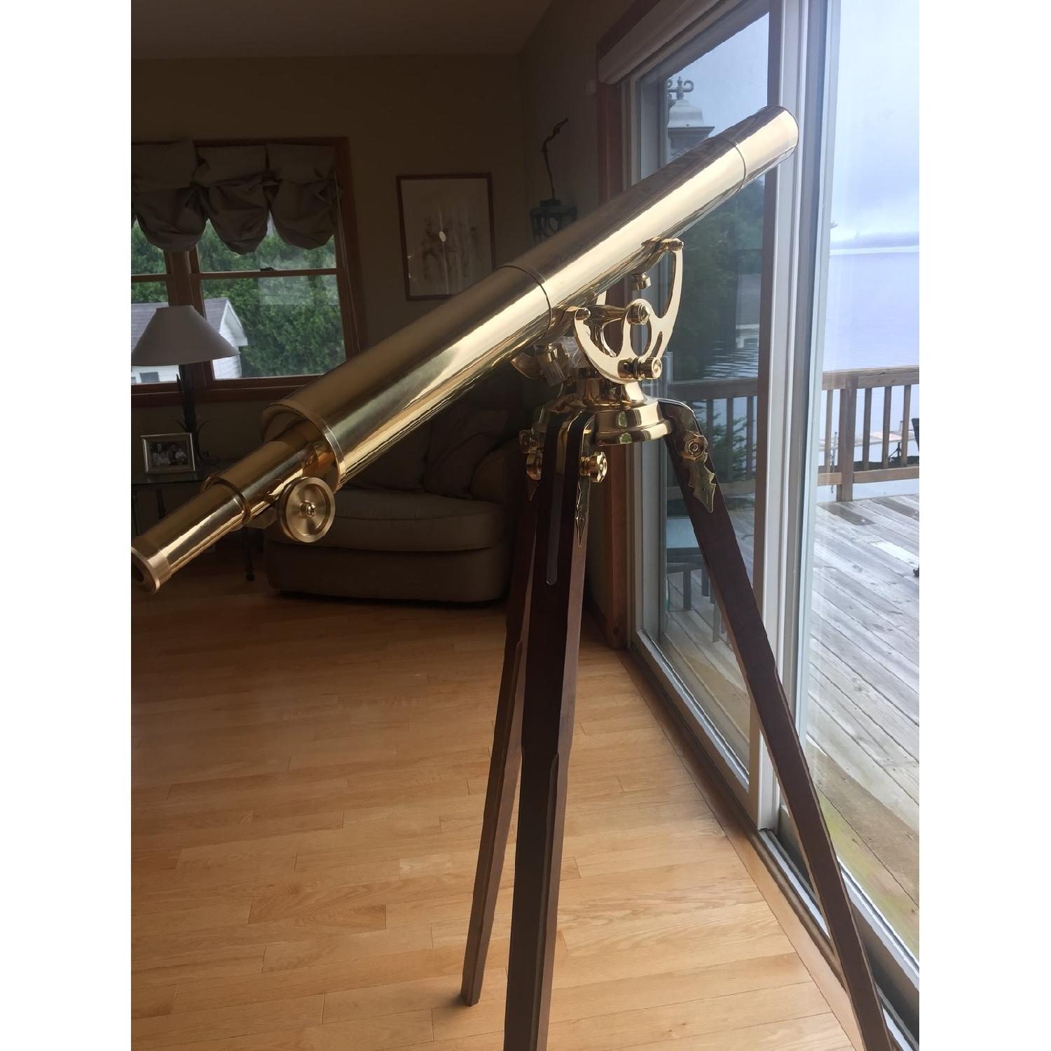 Baush & Lomb Limited Edition Brass Telescope - image-5