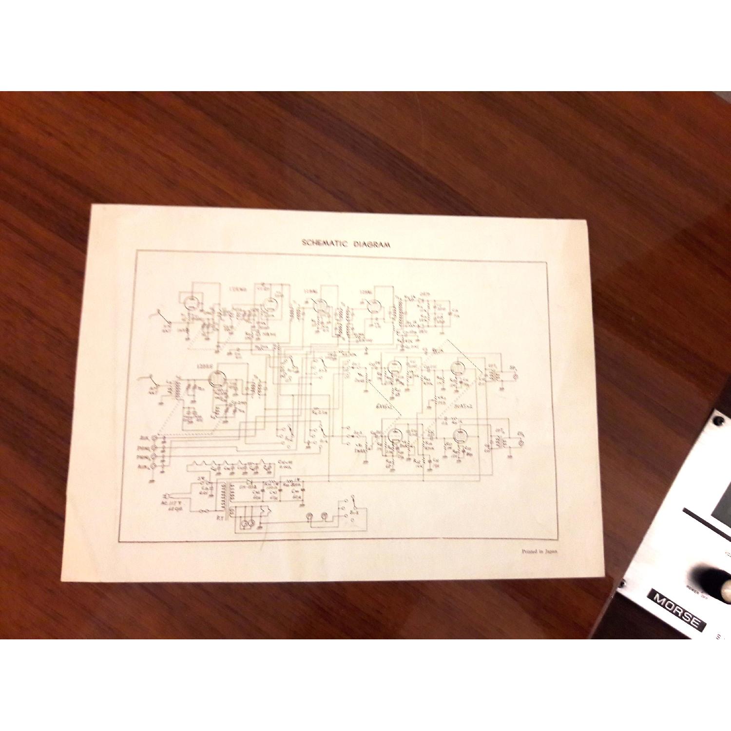 Mid-Century Modern 2 Toned Stereo & Record Player Console - image-11