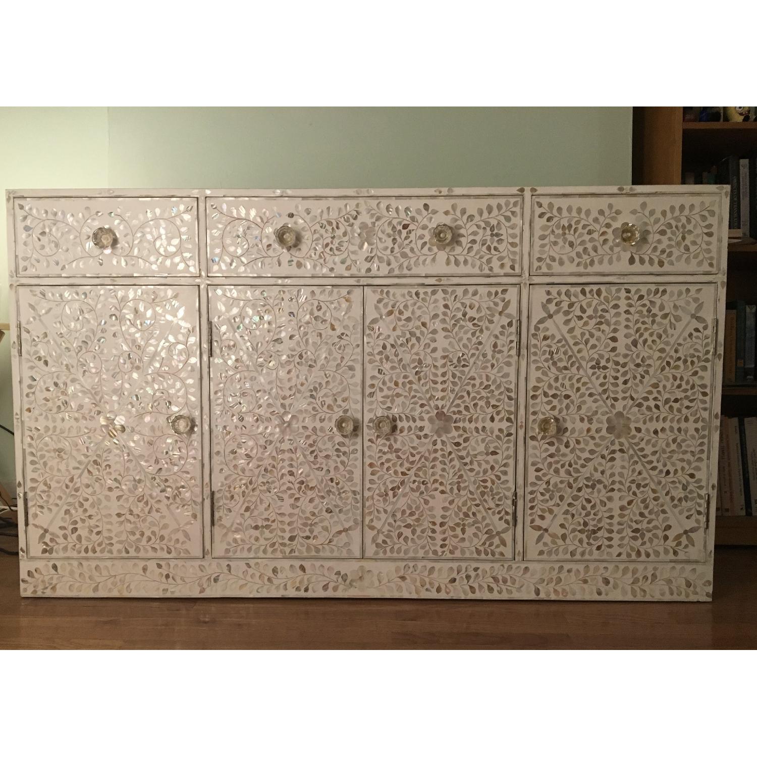 ABC Carpet and Home Sideboard w/ Mother of Pearl Inlay - image-1