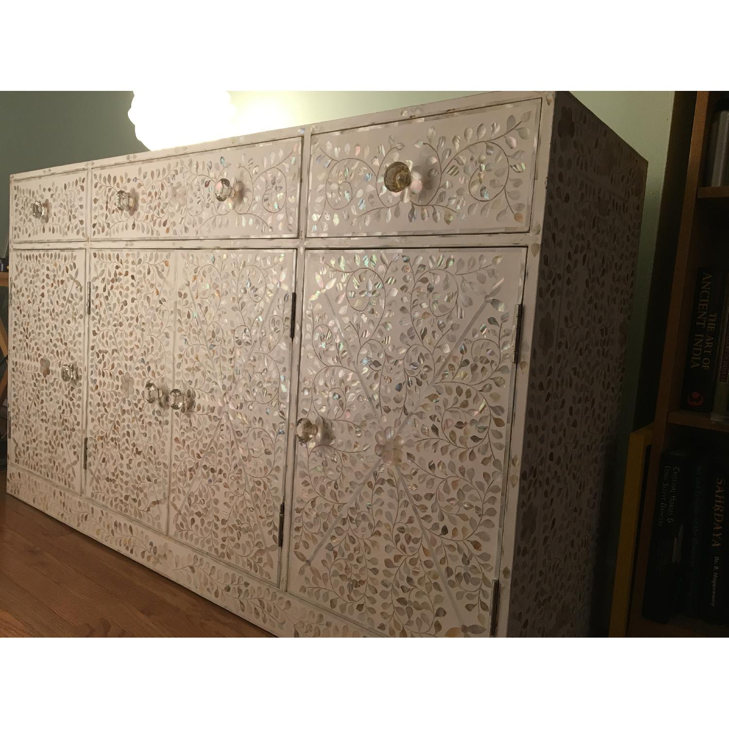 ABC Carpet and Home Sideboard w/ Mother of Pearl Inlay - image-5